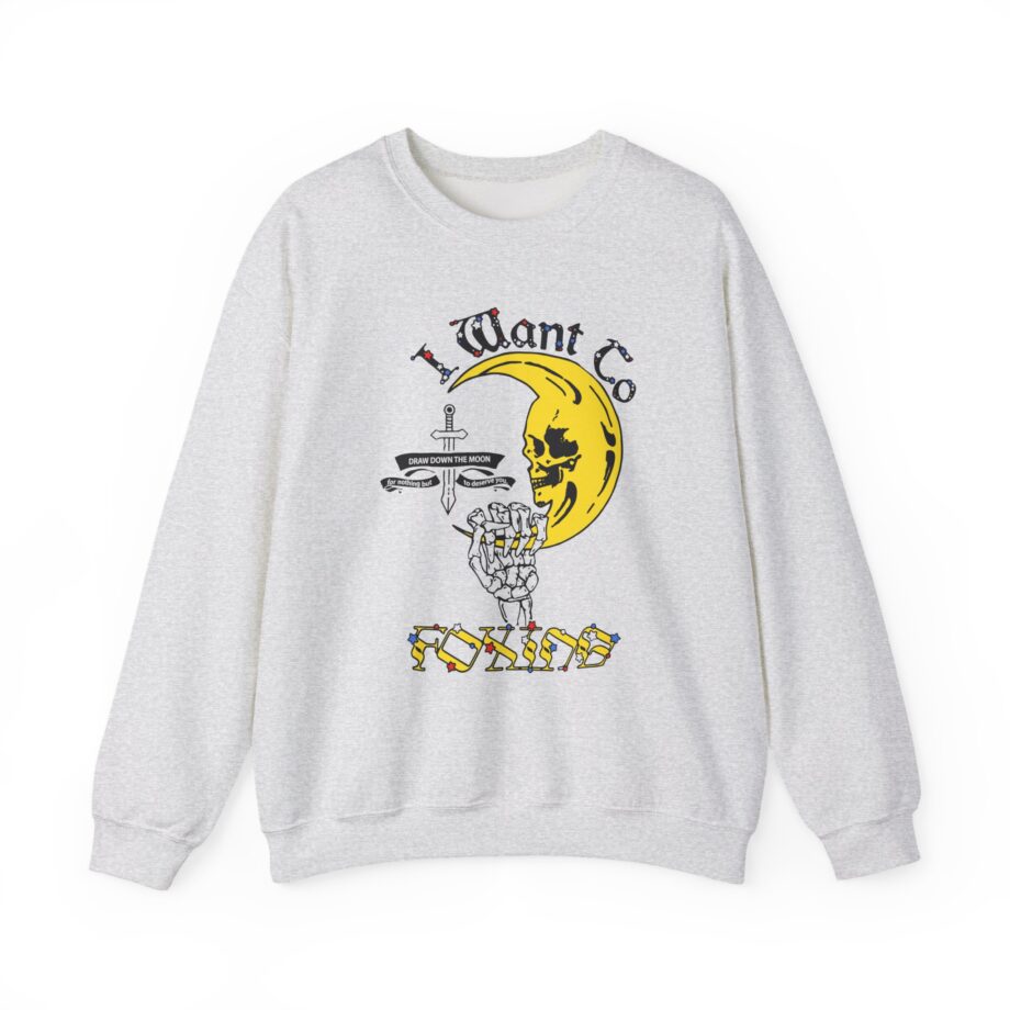 Foxing Draw Down Unisex Heavy Blend™ Crewneck Sweatshirt