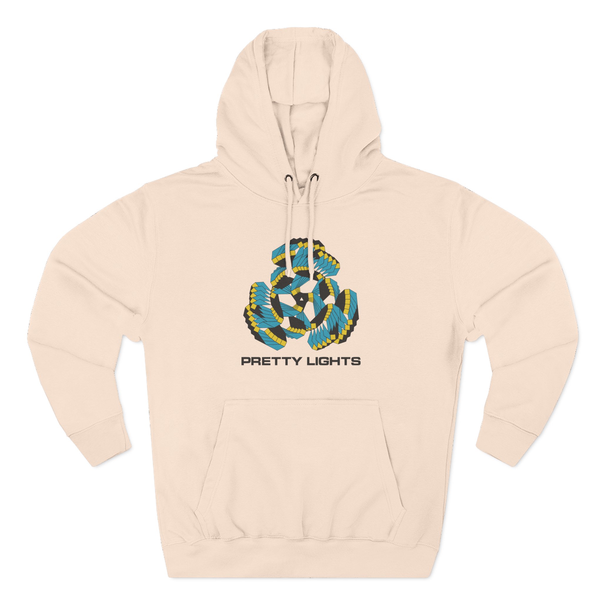 Pretty Lights Swirl Three-Panel Fleece Hoodie