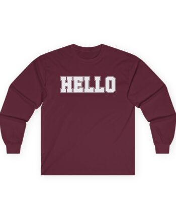 Shubble hello Unisex Ultra Cotton Long Sleeve Tee