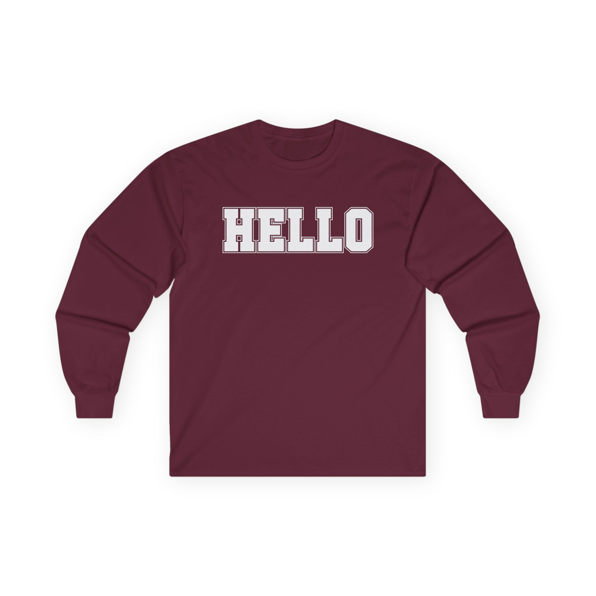 Shubble hello Unisex Ultra Cotton Long Sleeve Tee