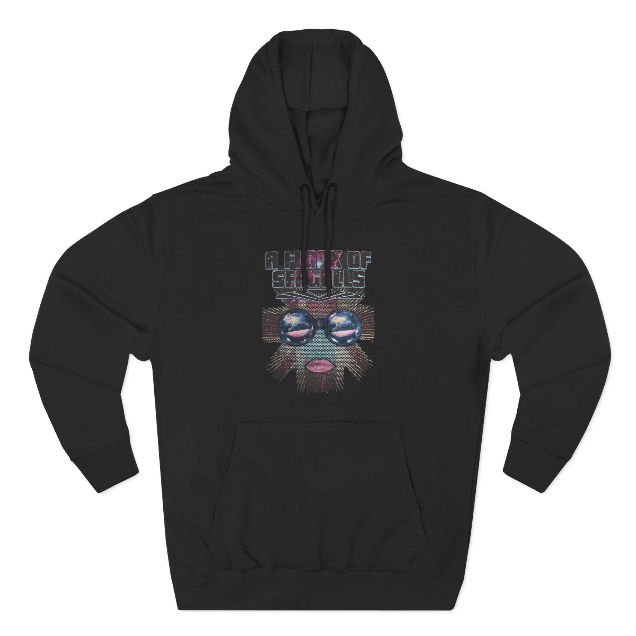A Flock of Seagulls Galaxy Three-Panel Fleece Hoodie