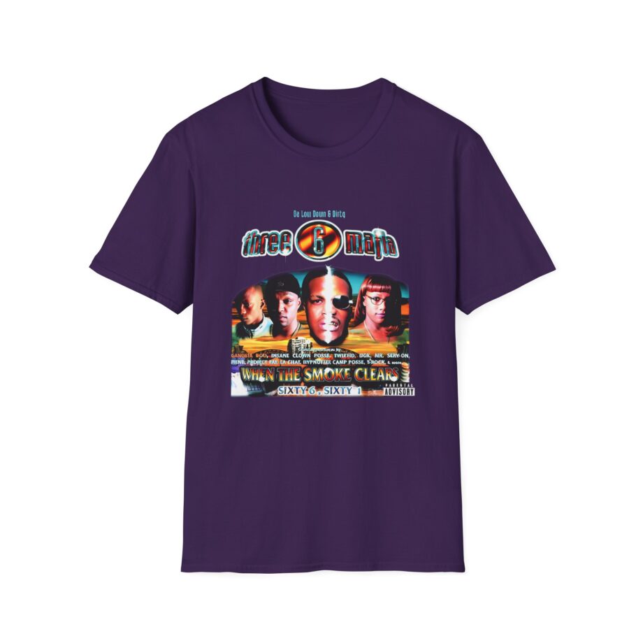 Three 6 Mafia When the Smoke Clears Unisex Softstyle T-Shirt