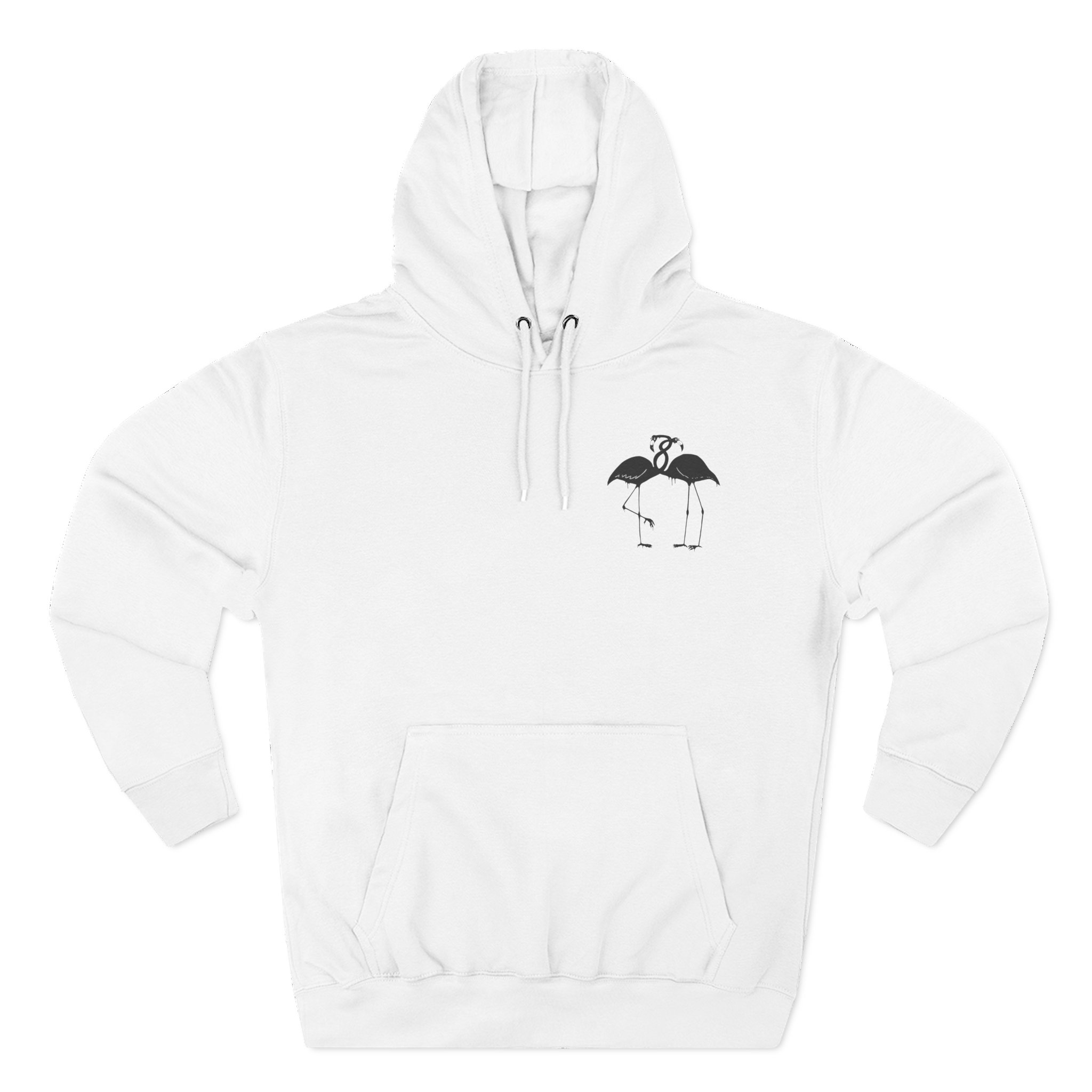 Surf Gang Filthy Flamingo Three-Panel Fleece Hoodie