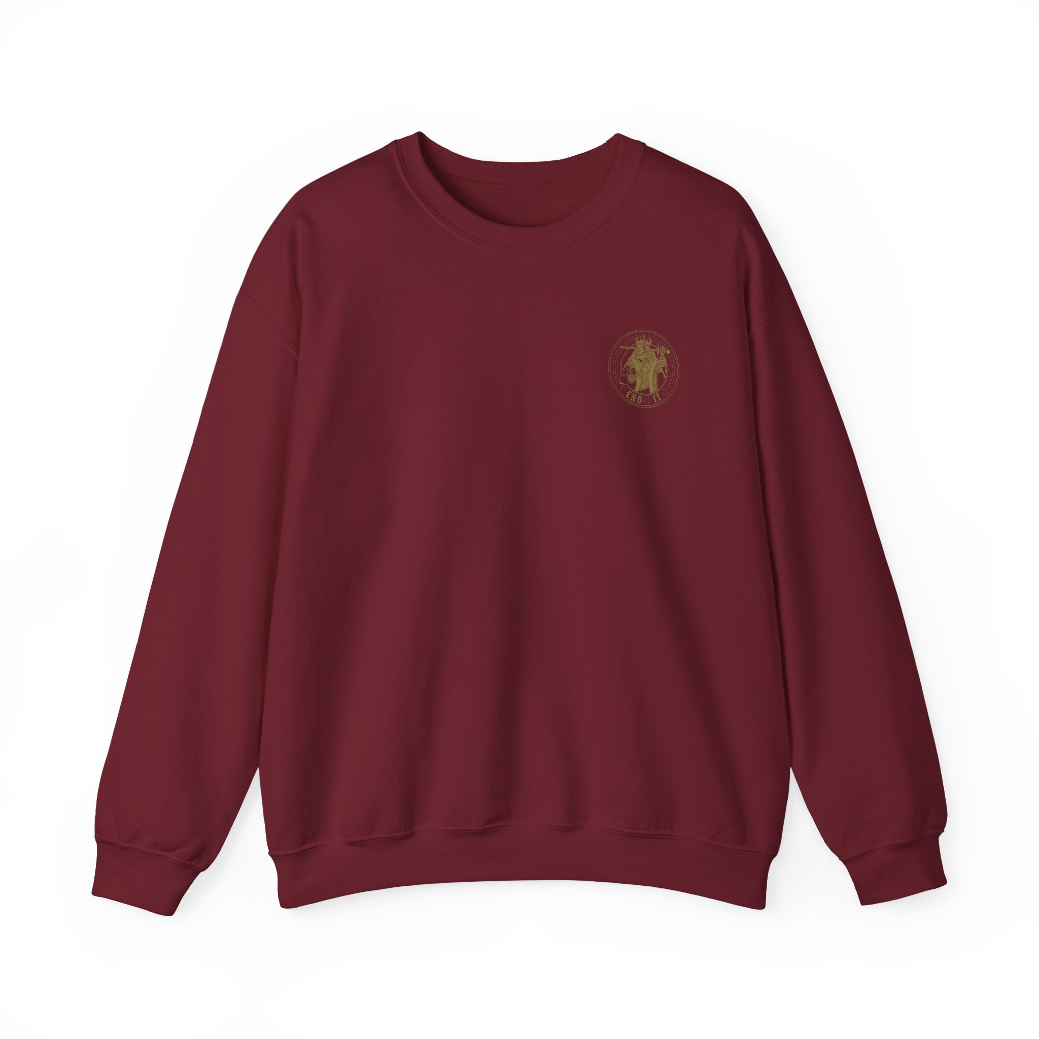 End It King Circle Unisex Heavy Blendâ„¢ Crewneck Sweatshirt