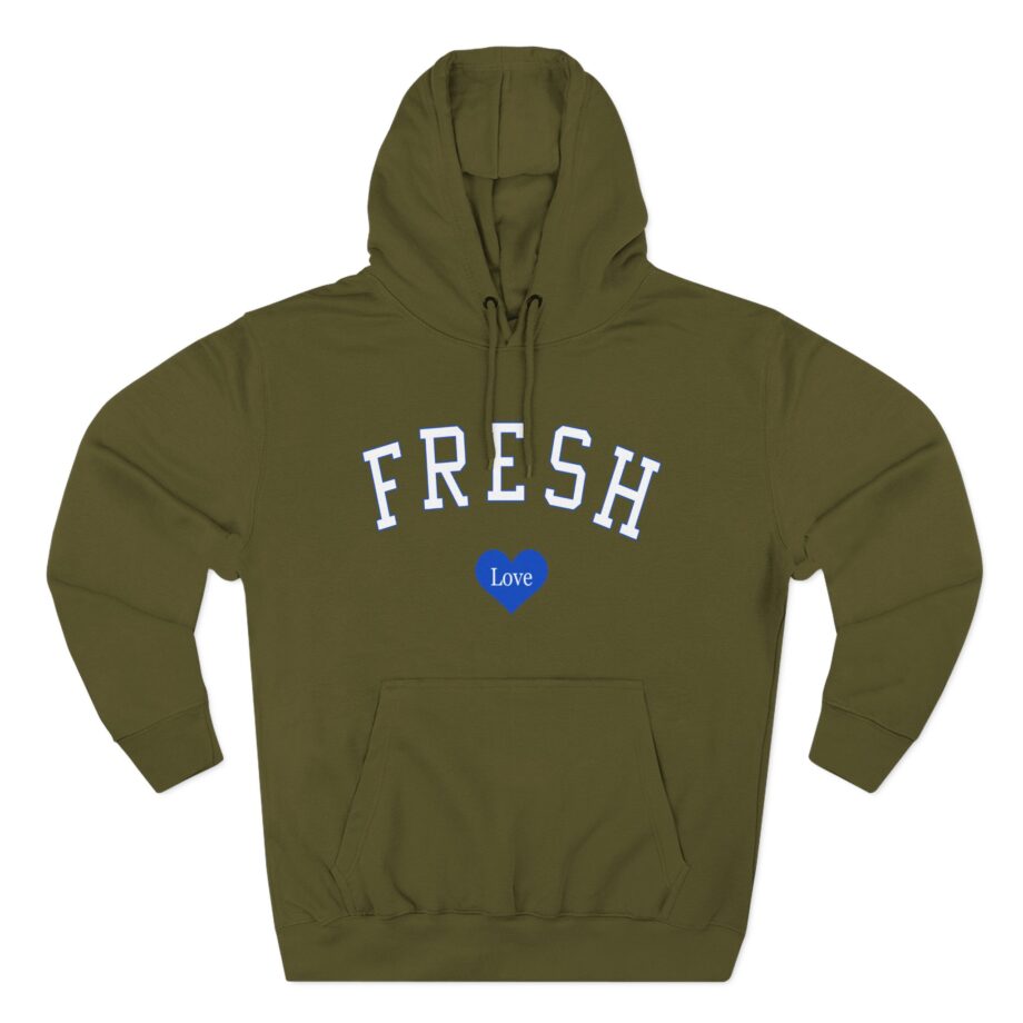 Fresh Love Varsity Three-Panel Fleece Hoodie