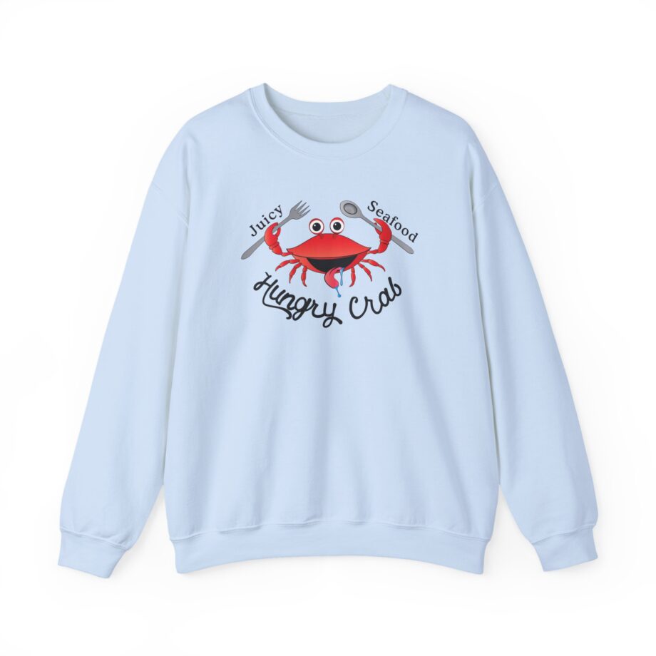 Hungry Box Hungry Crab Juicy Seafood Unisex Heavy Blend™ Crewneck Sweatshirt