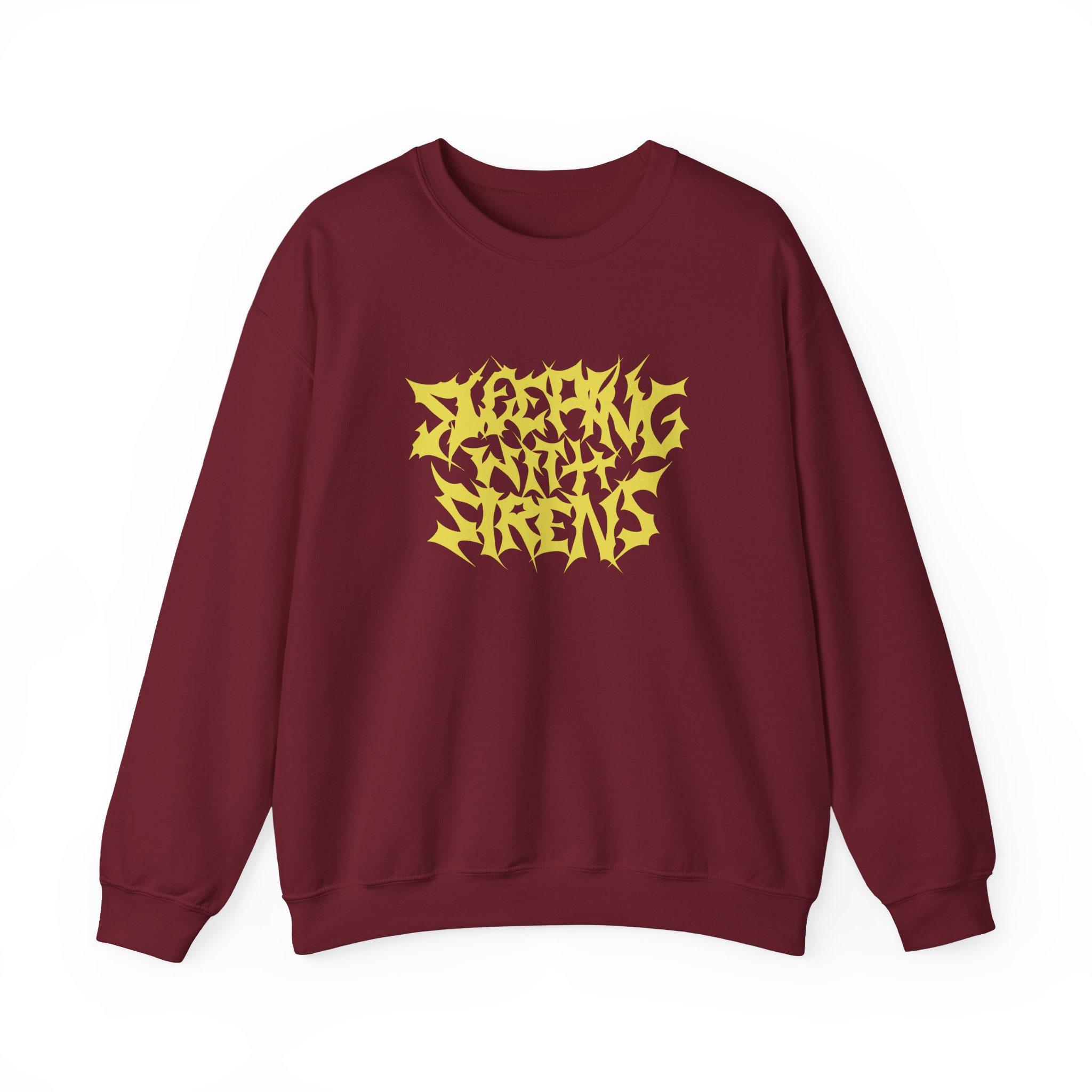 Sleeping With Sirens Metal Logo Unisex Heavy Blendâ„¢ Crewneck Sweatshirt