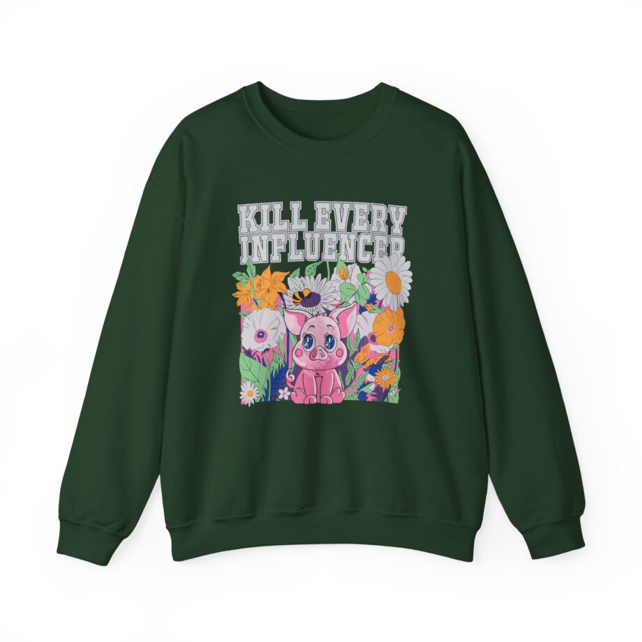 Meatcanyon Kill Every Iuencers Unisex Heavy Blend™ Crewneck Sweatshirt