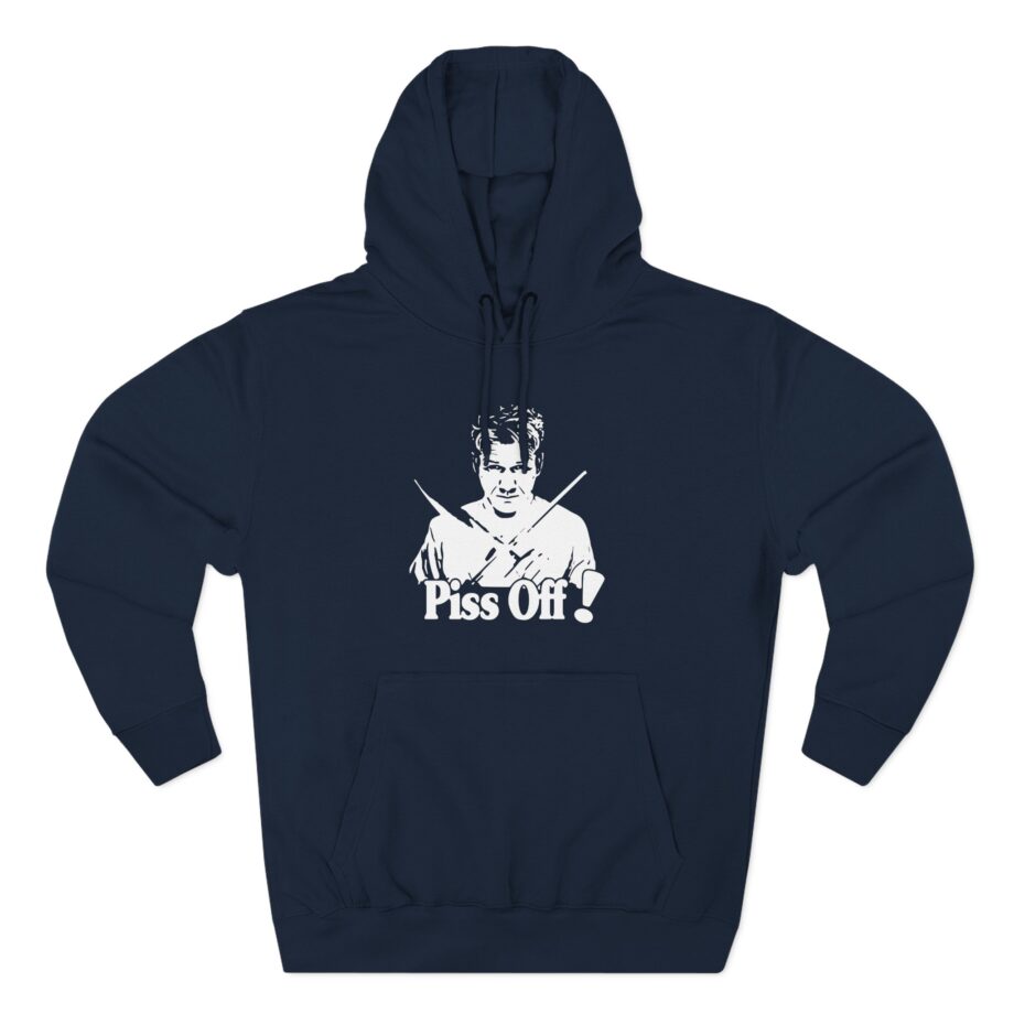 Gordon Ramsay Chef Piss Off Three-Panel Fleece Hoodie