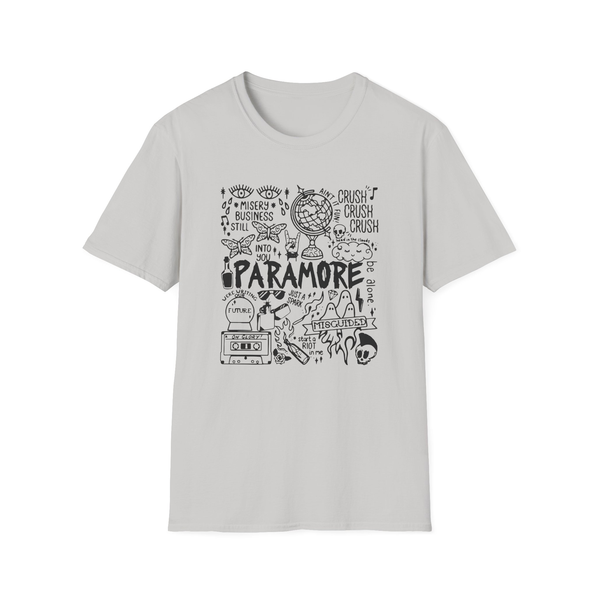 Hayley Willians Camiseta Paramore Emo Rock Unisex Softstyle T-Shirt