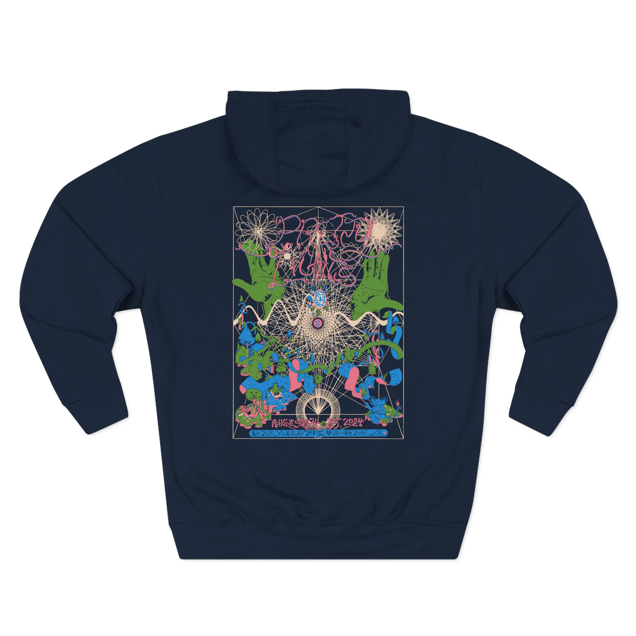 Pretty Lights Bethel Woods Three-Panel Fleece Hoodie
