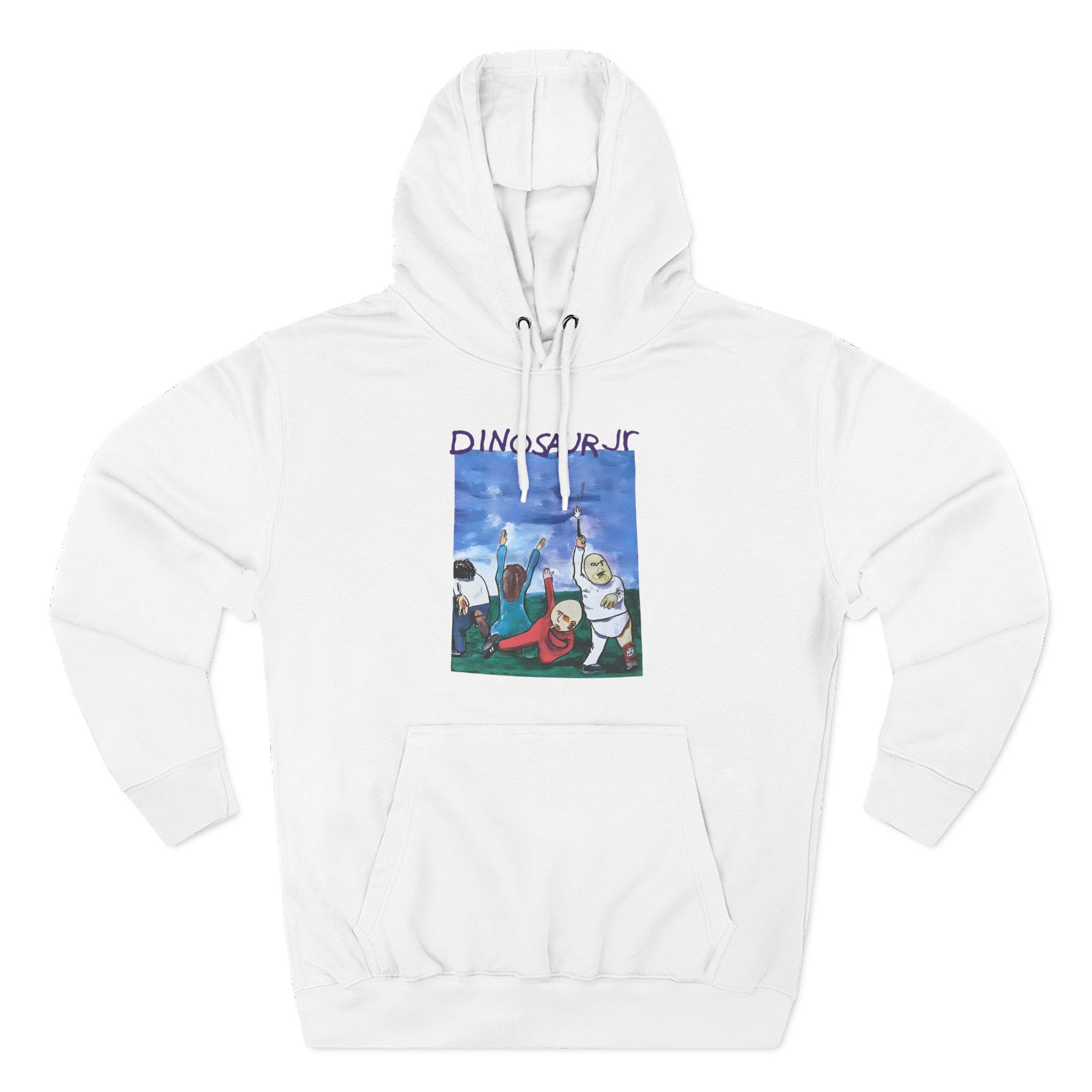 Dinosaur Jr Without a Sound Back Cover Three-Panel Fleece Hoodie