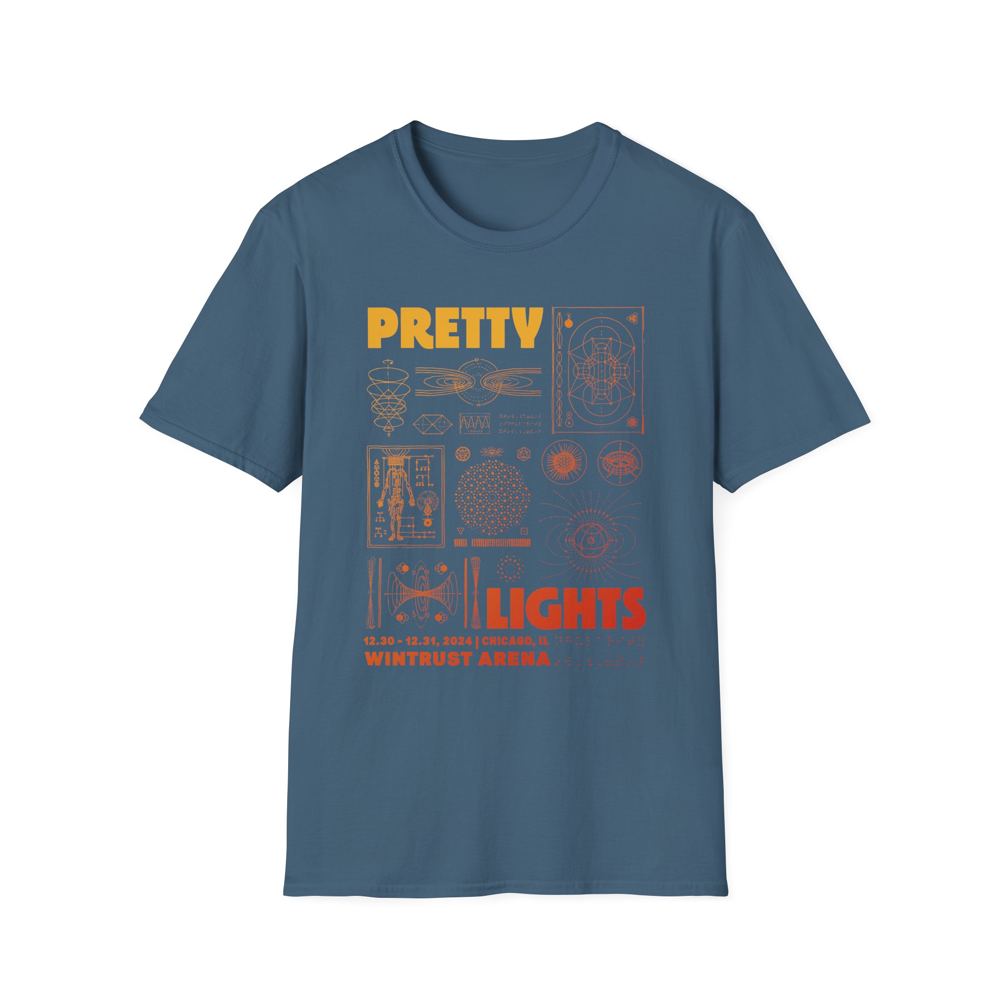 Pretty Lights Lucid Livestream @ Wintrust Arena Unisex Softstyle T-Shirt