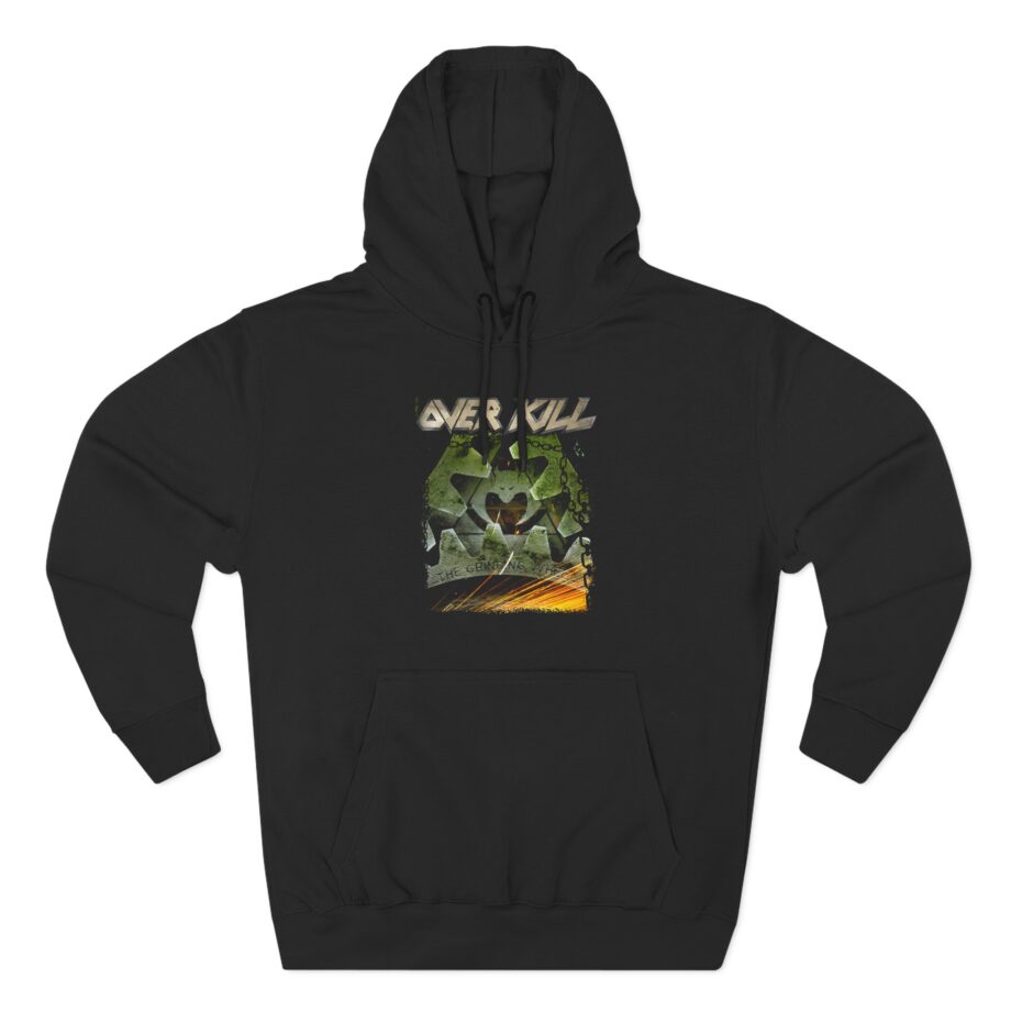 Overkill Mean Green Killing Machine Three-Panel Fleece Hoodie