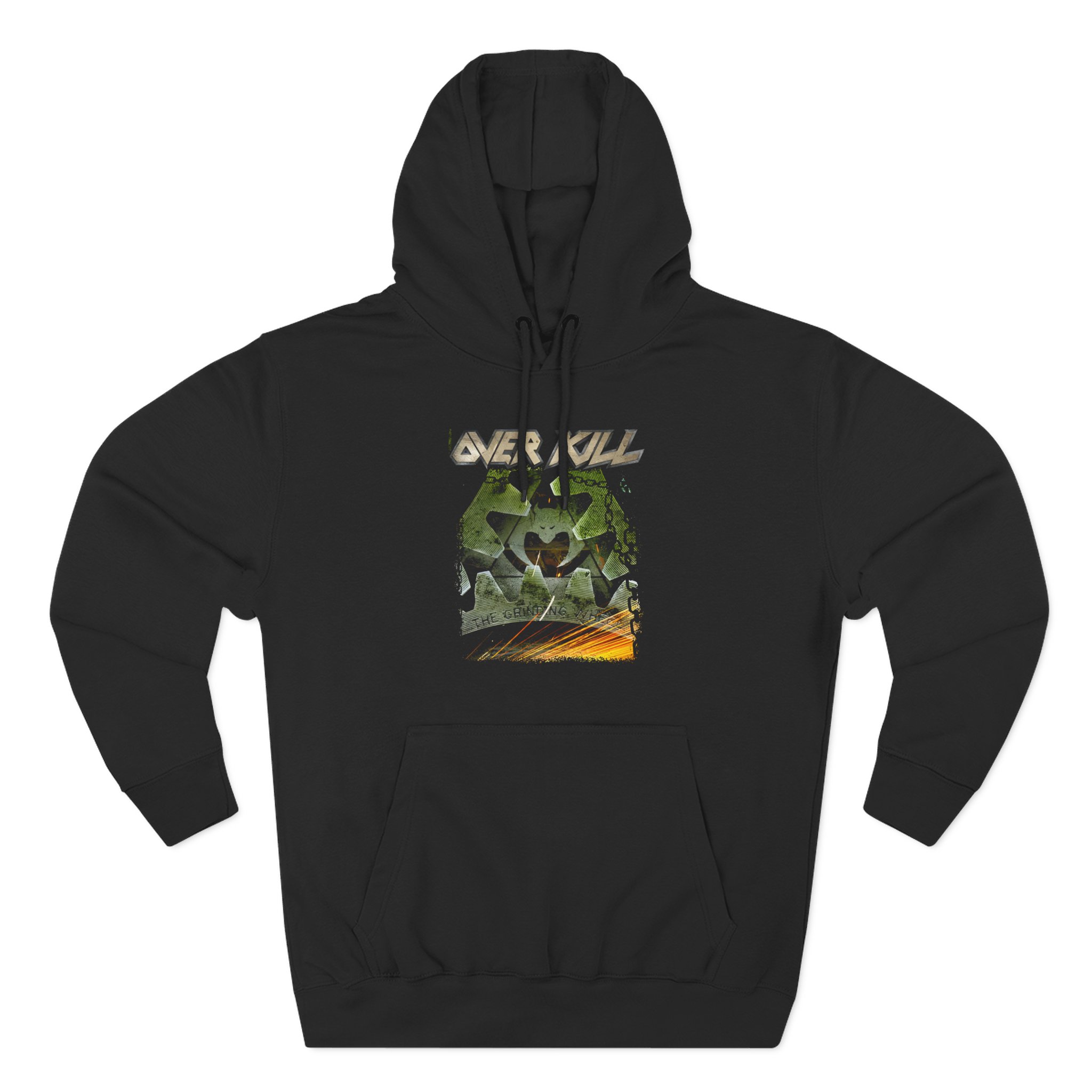 Overkill Mean Green Killing Machine Three-Panel Fleece Hoodie