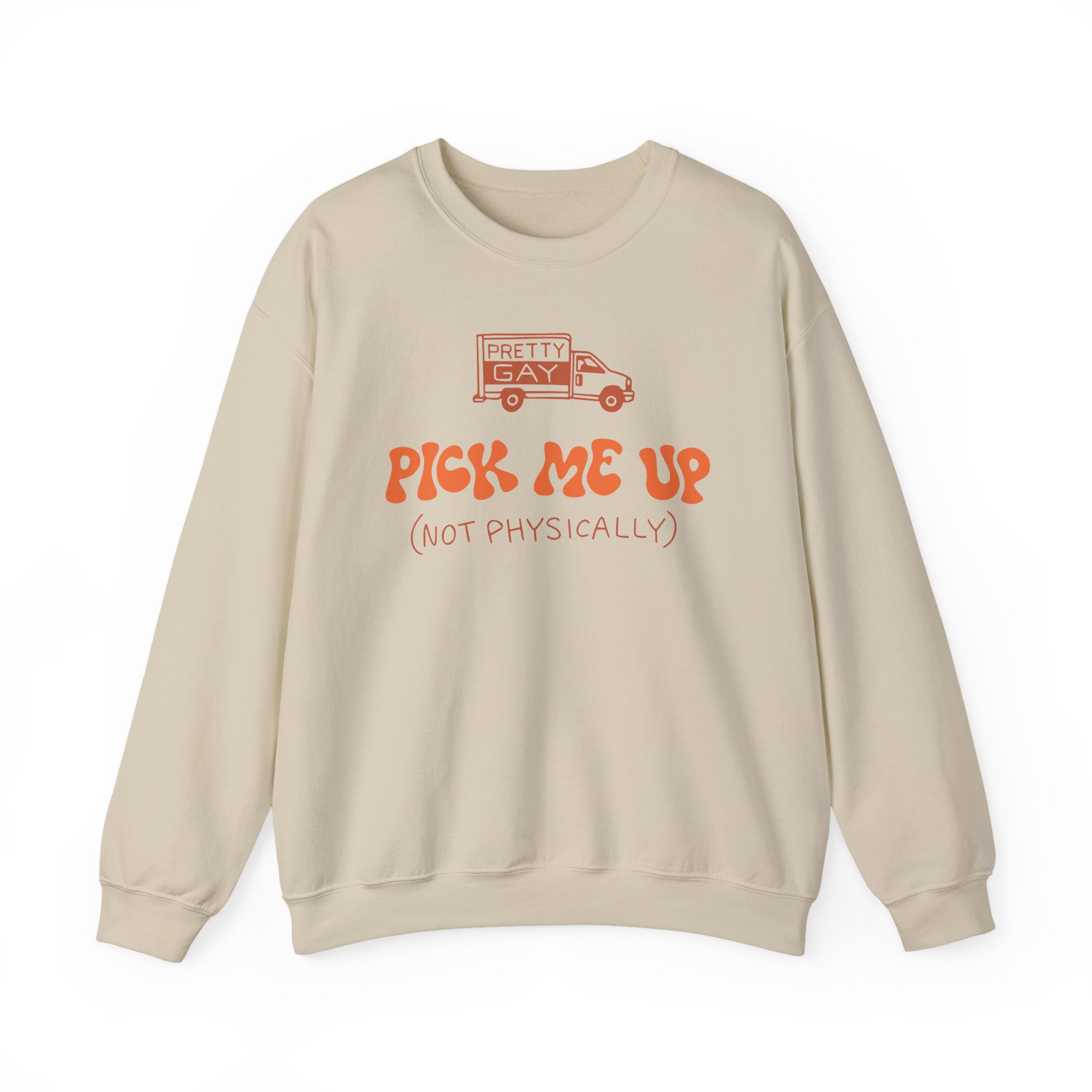 Drawfee Pick Me Up Unisex Heavy Blendâ„¢ Crewneck Sweatshirt