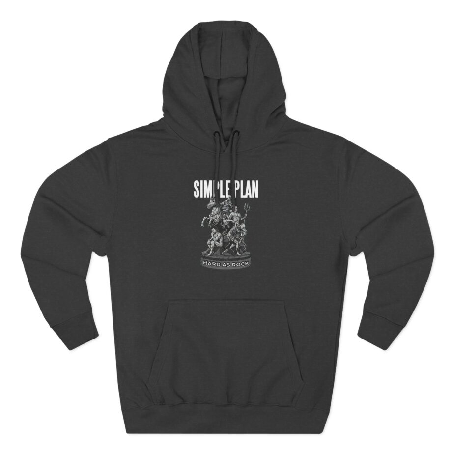 Simple Plan Hard as Rock Three-Panel Fleece Hoodie