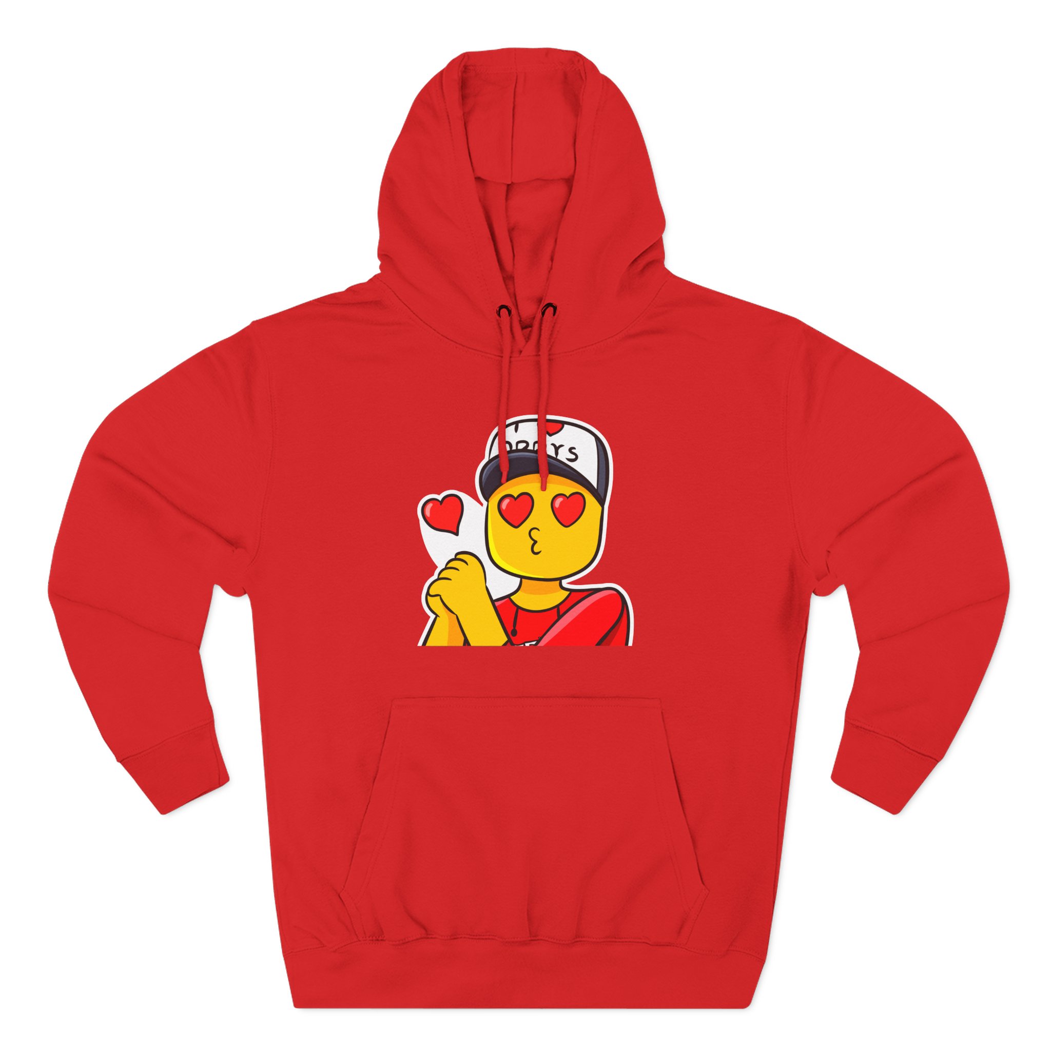 Roblox in Love Three-Panel Fleece Hoodie