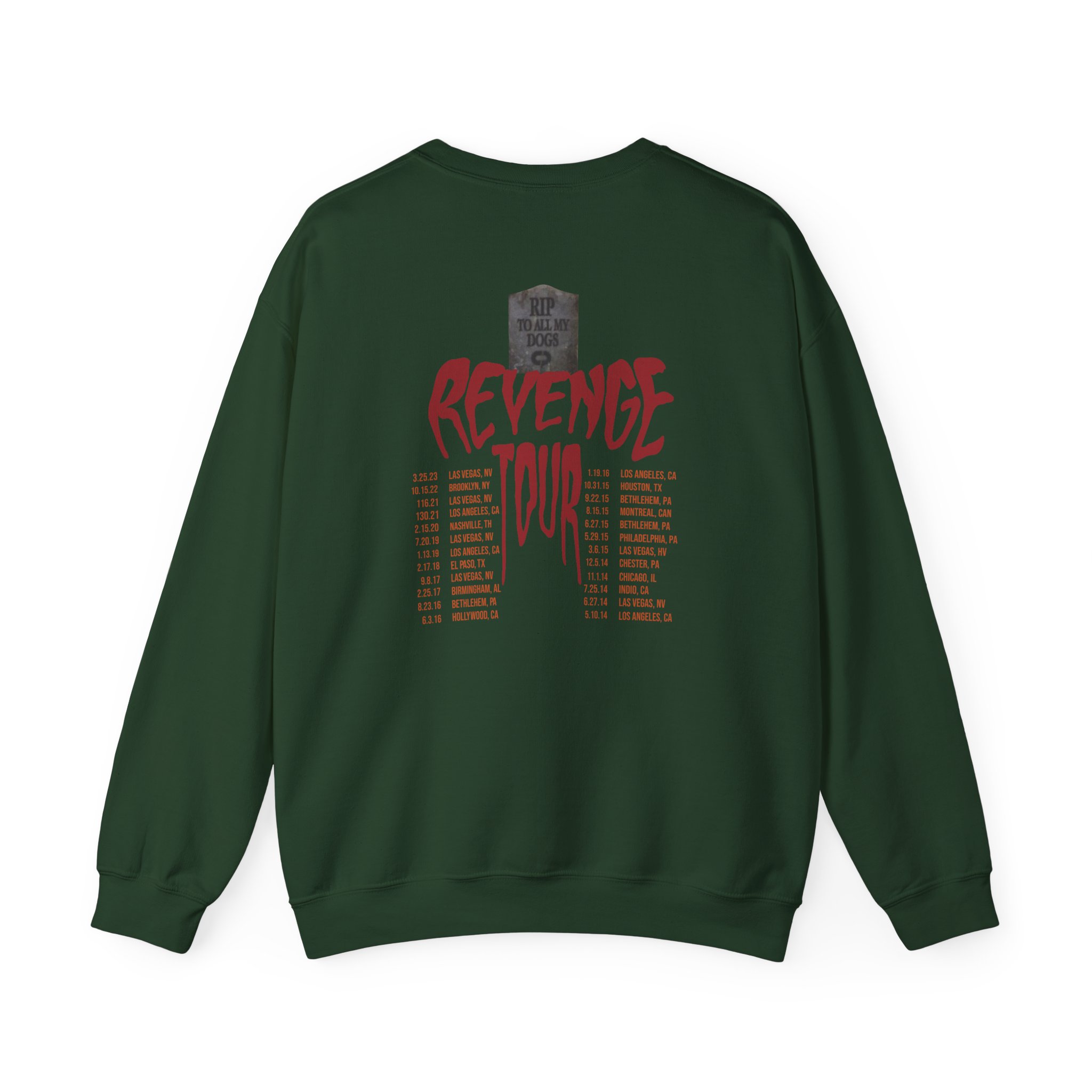 Caleb Plant 10 Year Anniversary Revenge Tour Unisex Heavy Blendâ„¢ Crewneck Sweatshirt