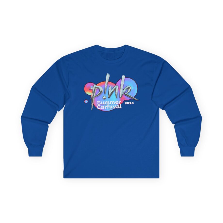 P!nk Split Tie Dye Unisex Ultra Cotton Long Sleeve Tee