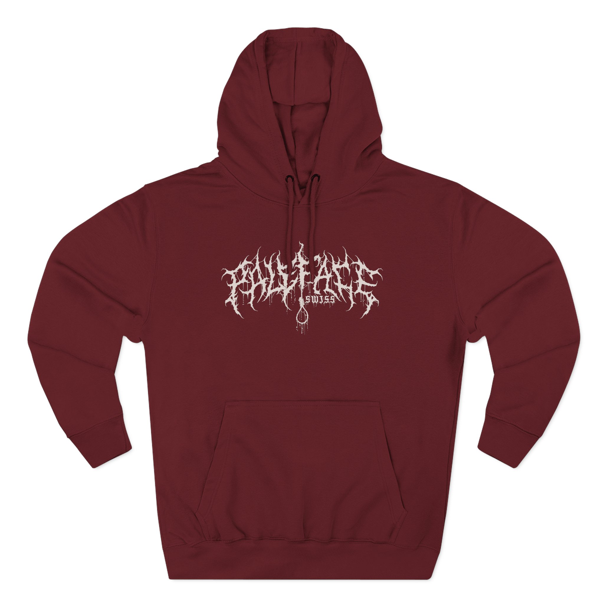 Paleface Washed Out Premium Logo Three-Panel Fleece Hoodie