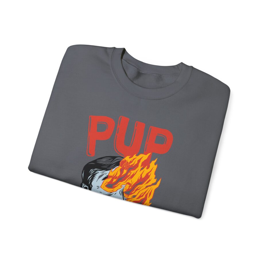 Pup I Hope the World Explodes Unisex Heavy Blend Crewneck Sweatshirt