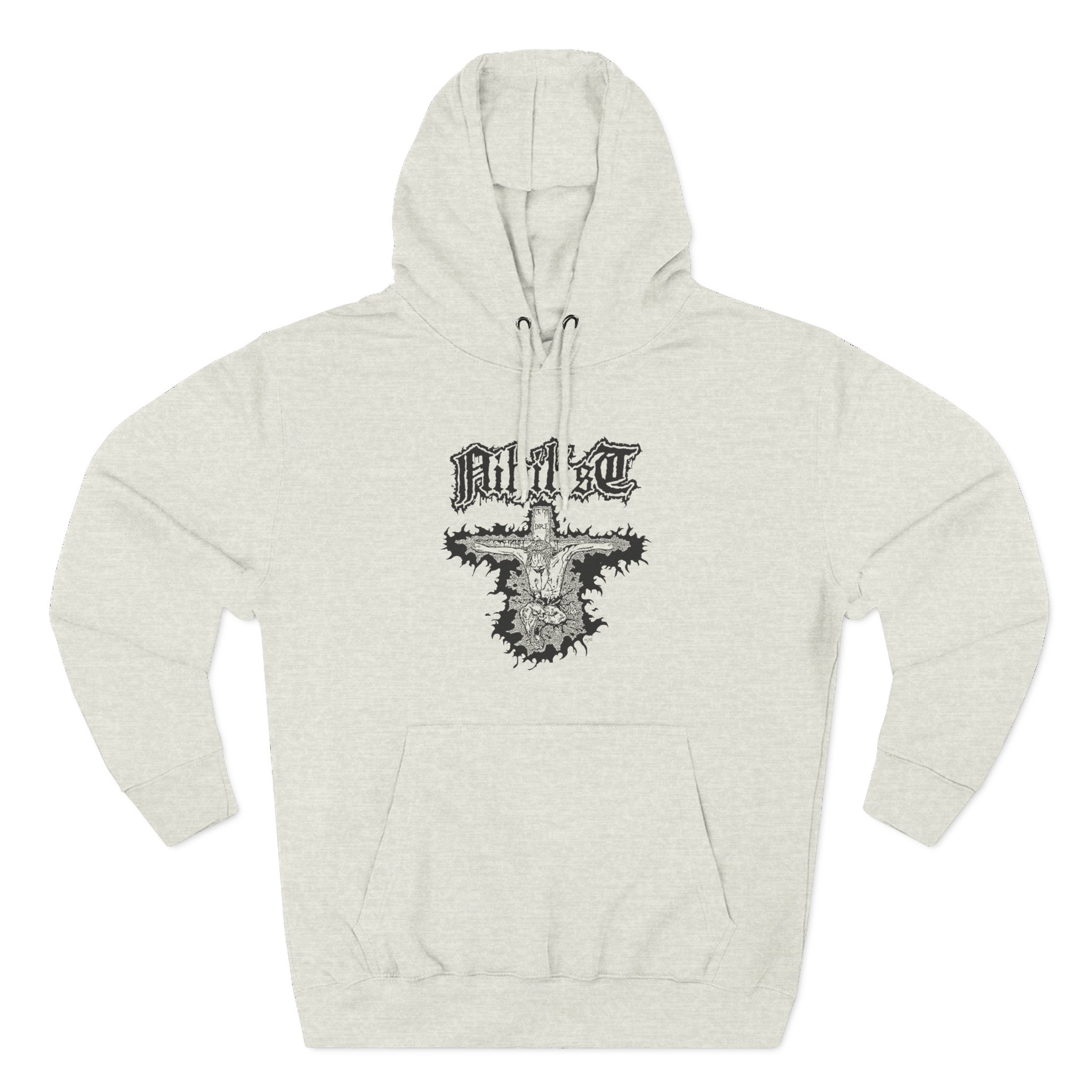 Entombed Nihilist Cross Three-Panel Fleece Hoodie