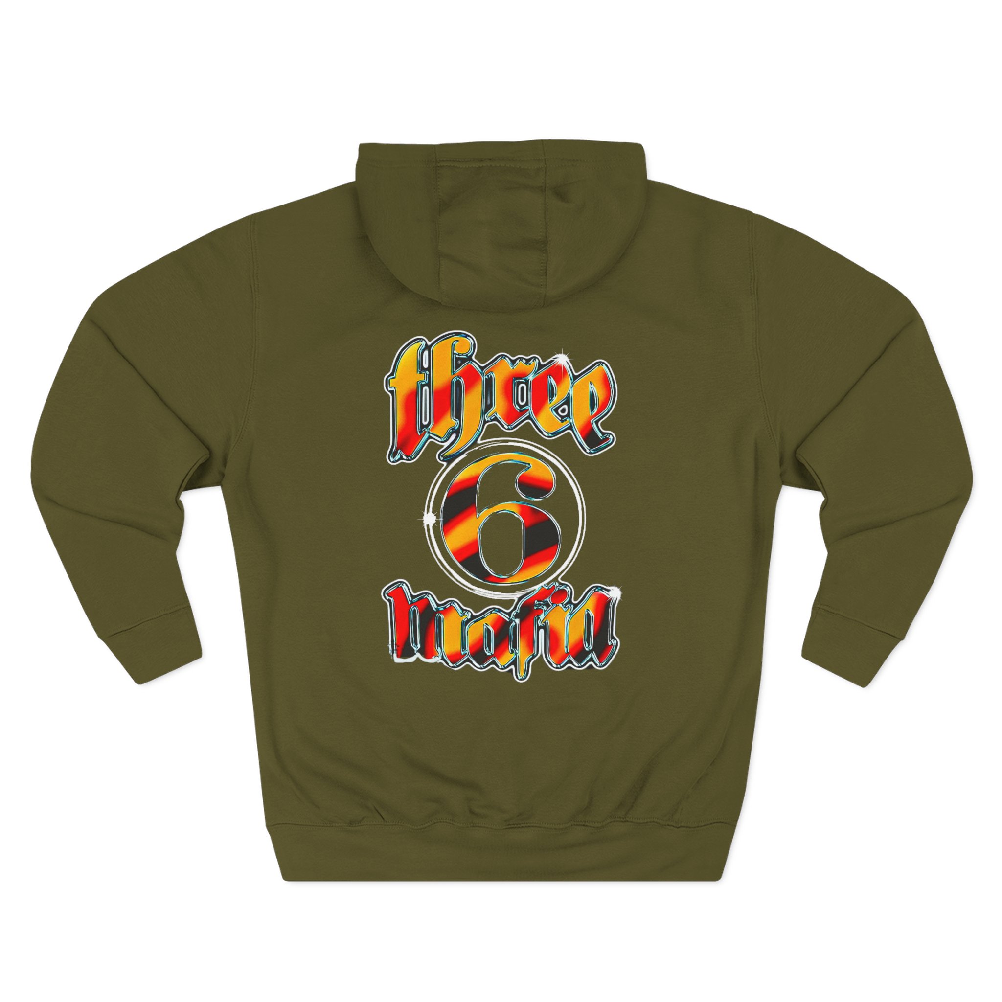 Three 6 Mafia Just Like Us Three-Panel Fleece Hoodie