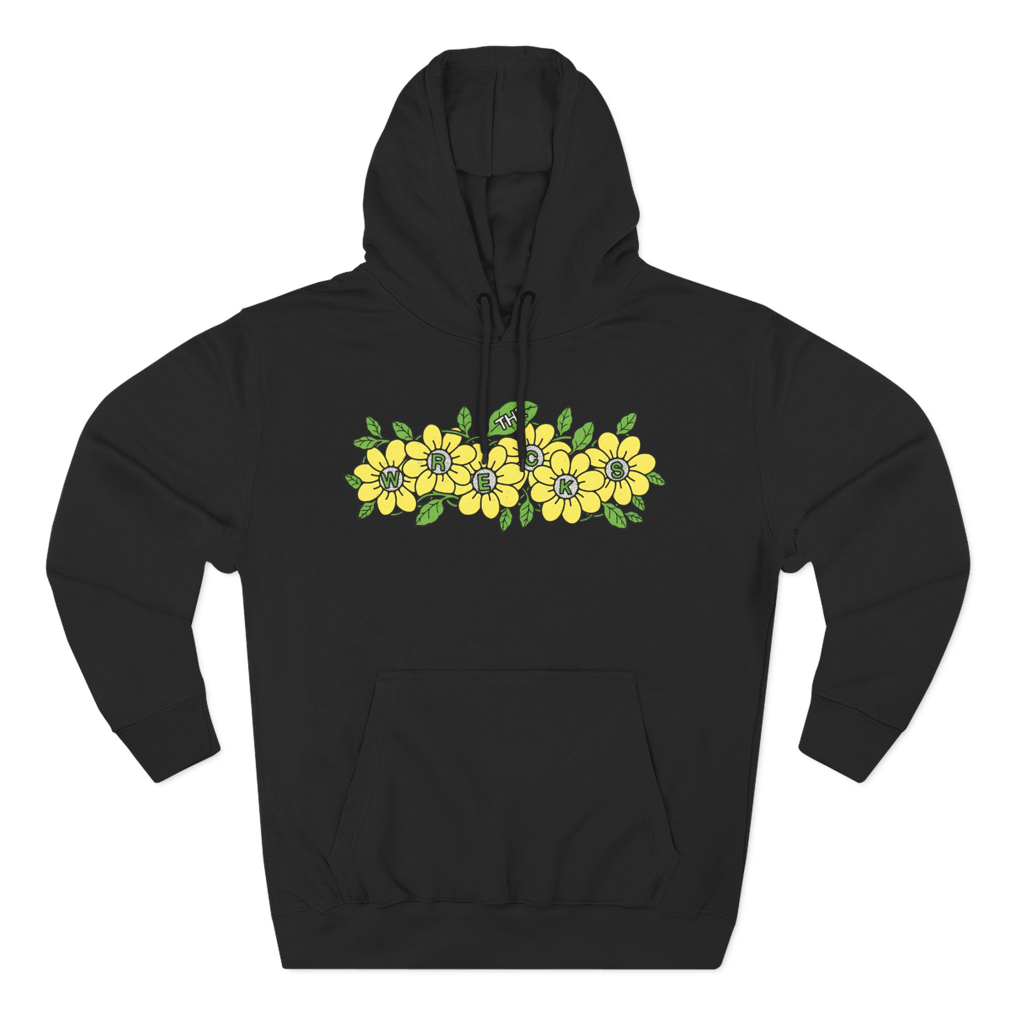 The Wrecks Flower Three-Panel Fleece Hoodie