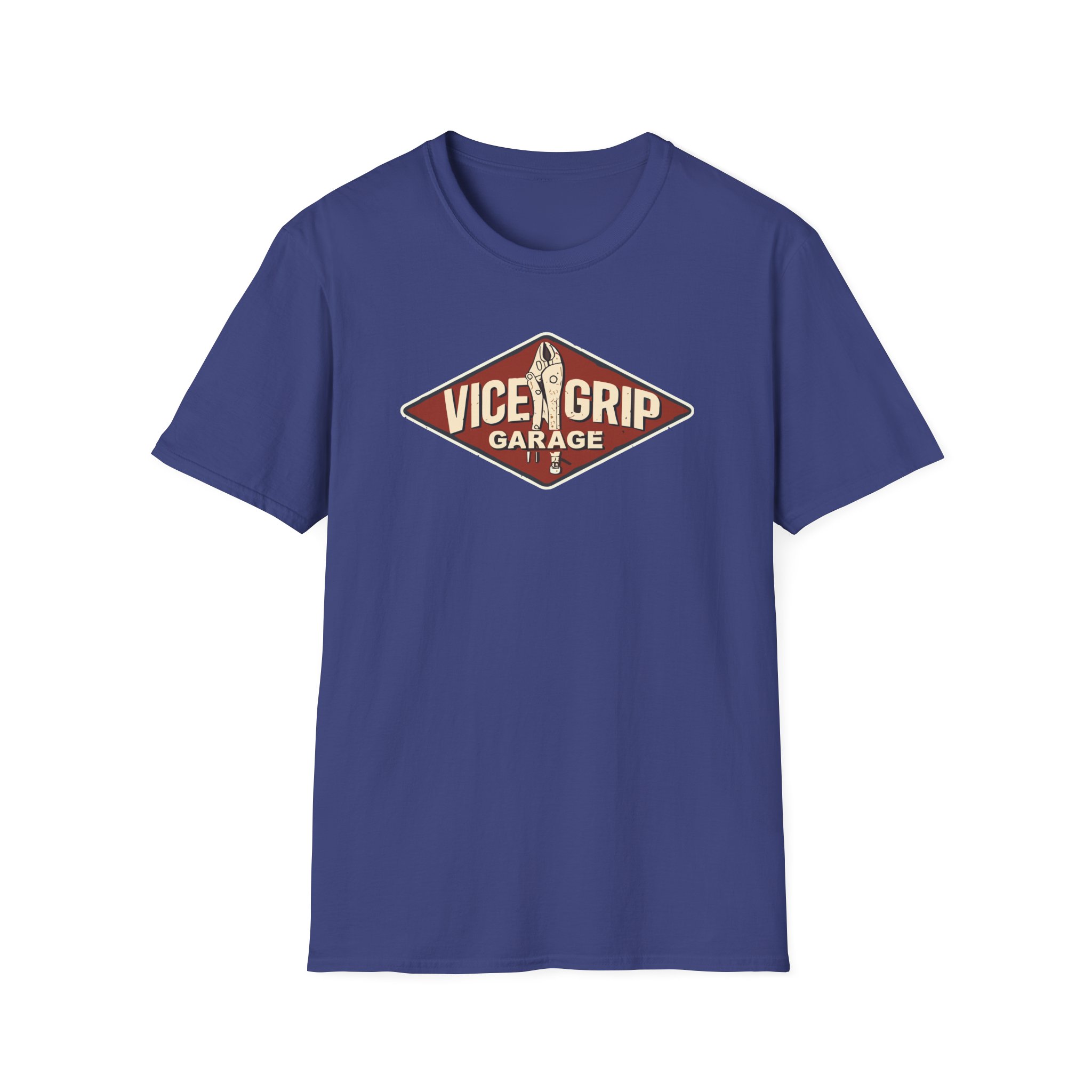 Vicegripgarage Garage Sign Unisex Softstyle T-Shirt
