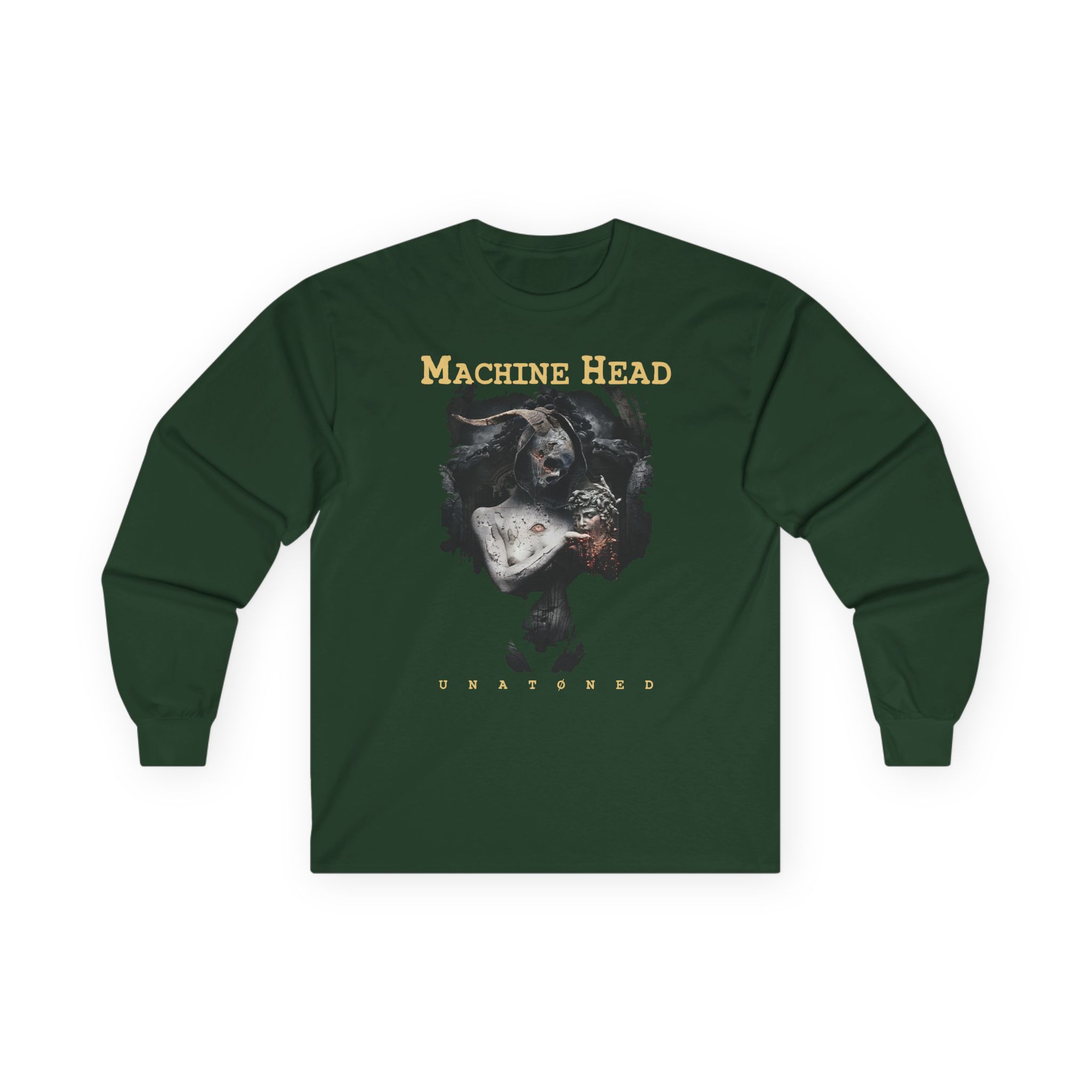 Machine Head Unatøned Unisex Ultra Cotton Long Sleeve Tee
