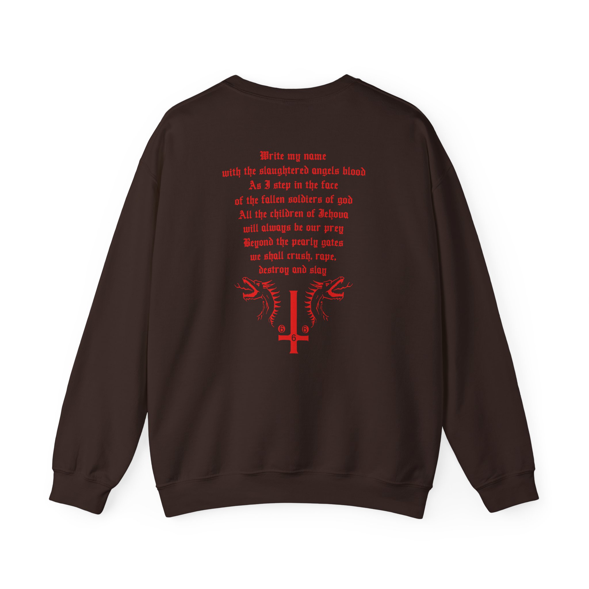 Marduk Demon With Wings Unisex Heavy Blendâ„¢ Crewneck Sweatshirt