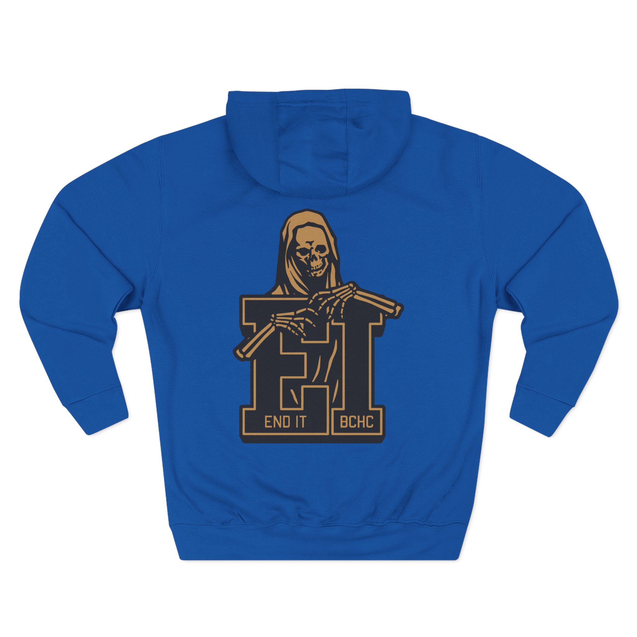 End It Bchc Reaper Emblem Three-Panel Fleece Hoodie