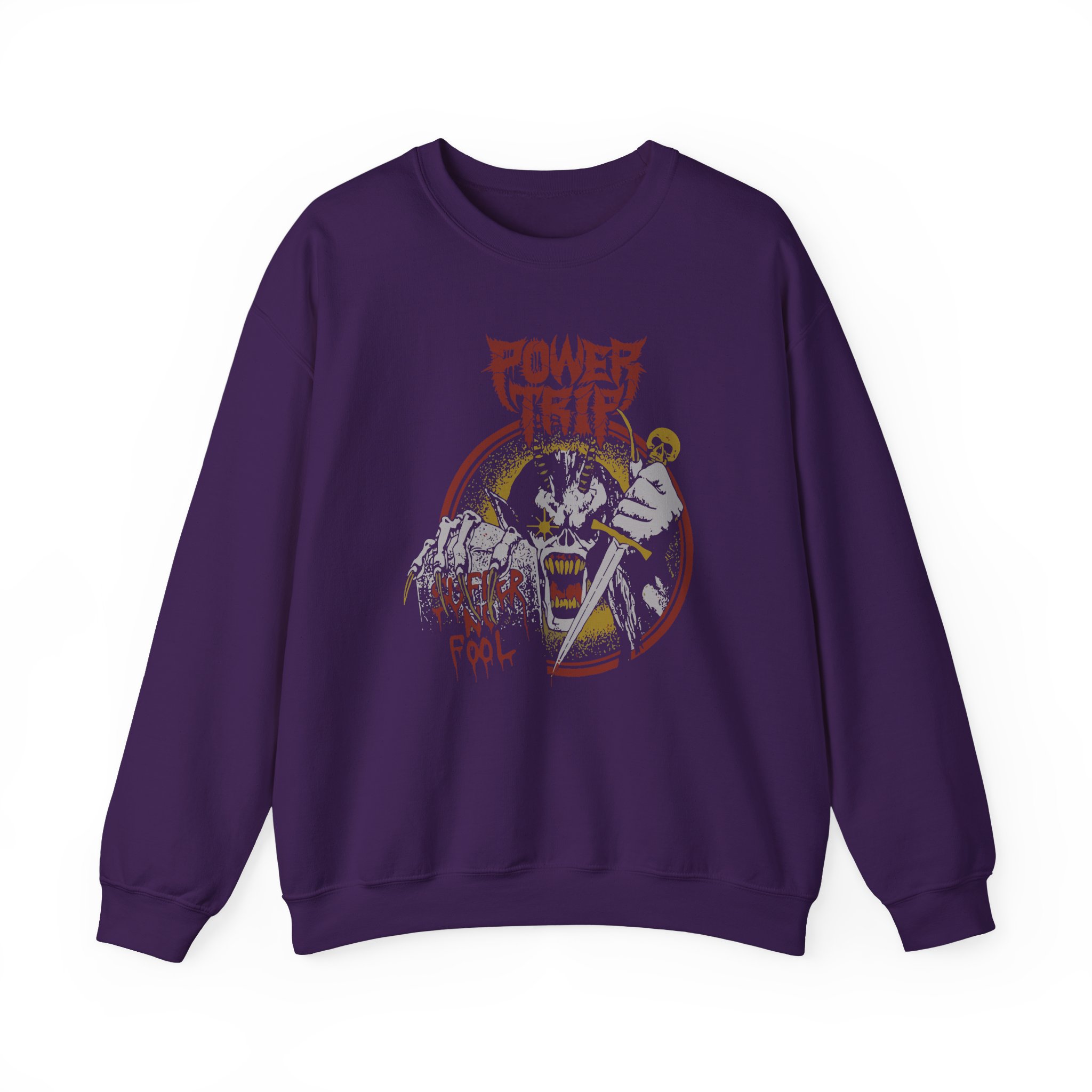 Power Trip Suffer Unisex Heavy Blendâ„¢ Crewneck Sweatshirt