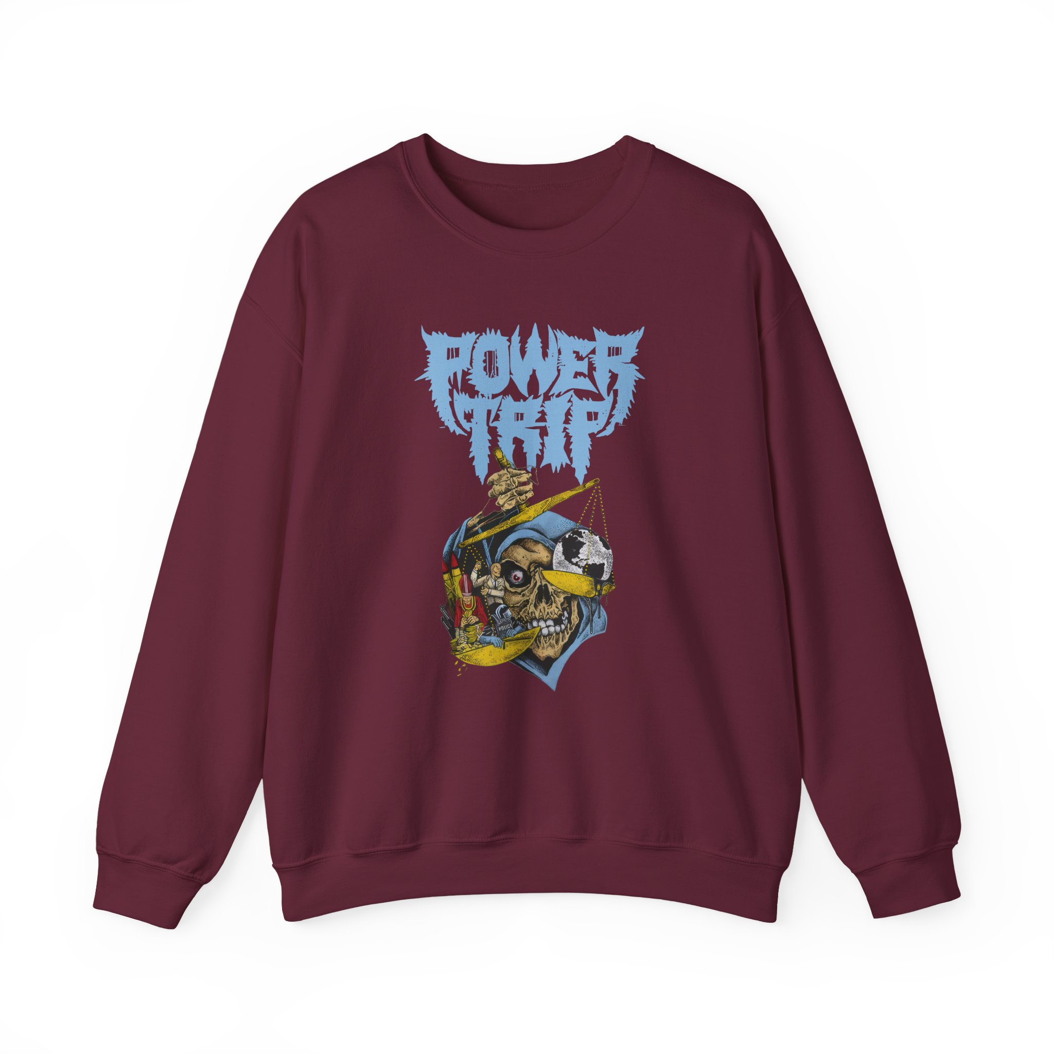 Power Trip Scale Unisex Heavy Blendâ„¢ Crewneck Sweatshirt