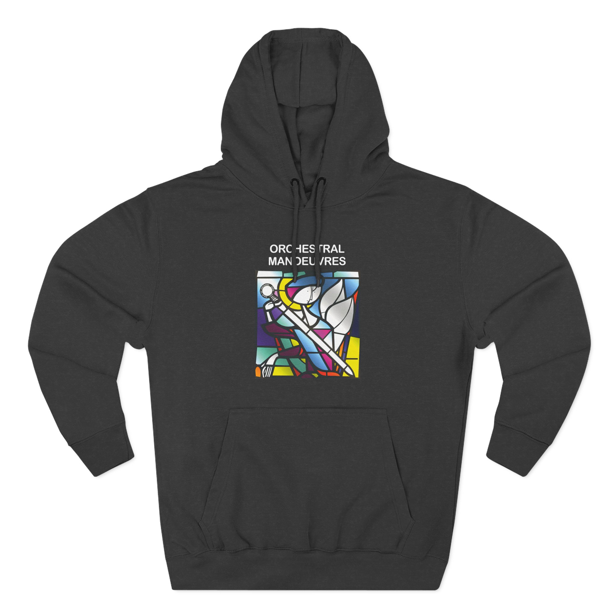 Omd Orchestral Manoeuvres Three-Panel Fleece Hoodie