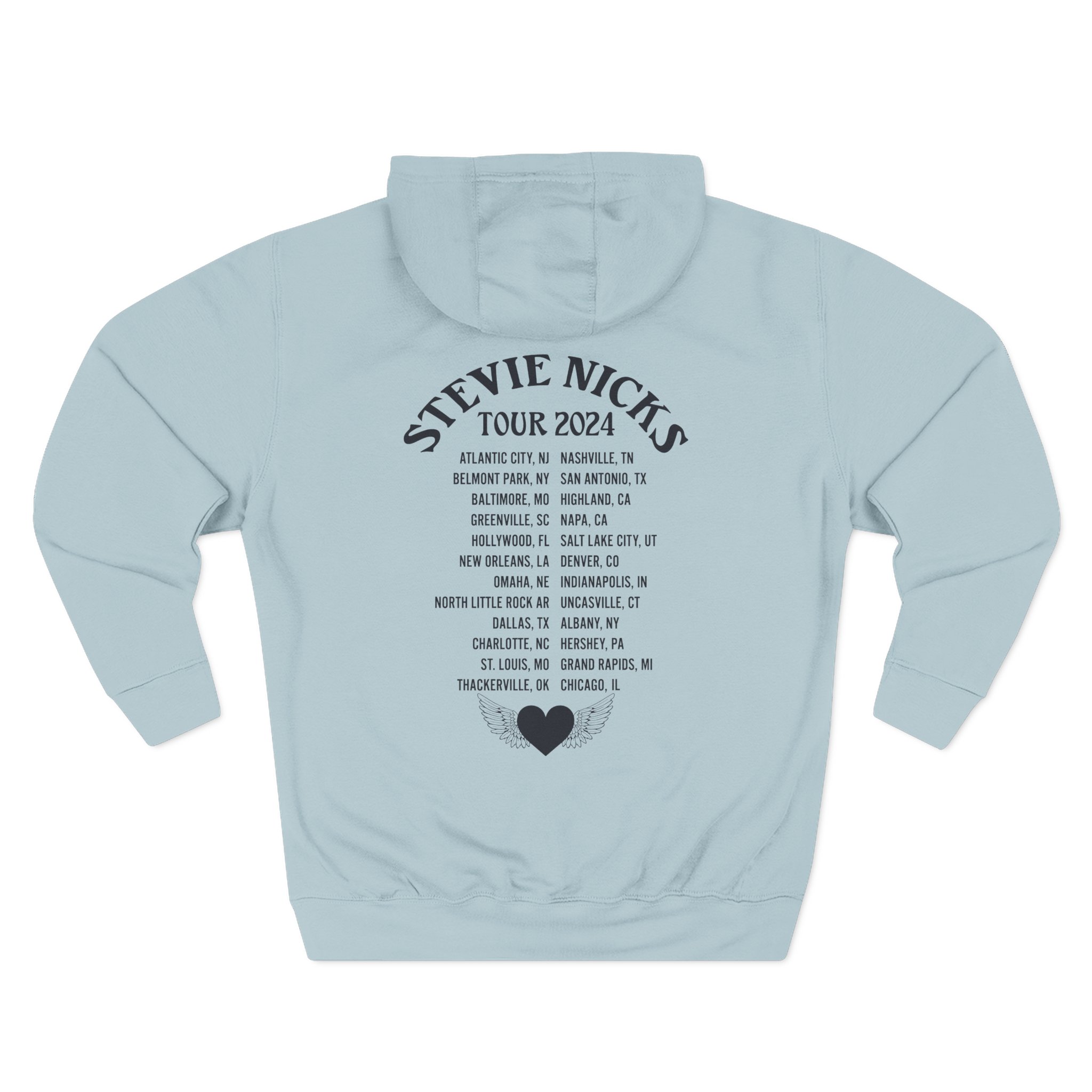 Stevie Nicks Tour Three-Panel Fleece Hoodie
