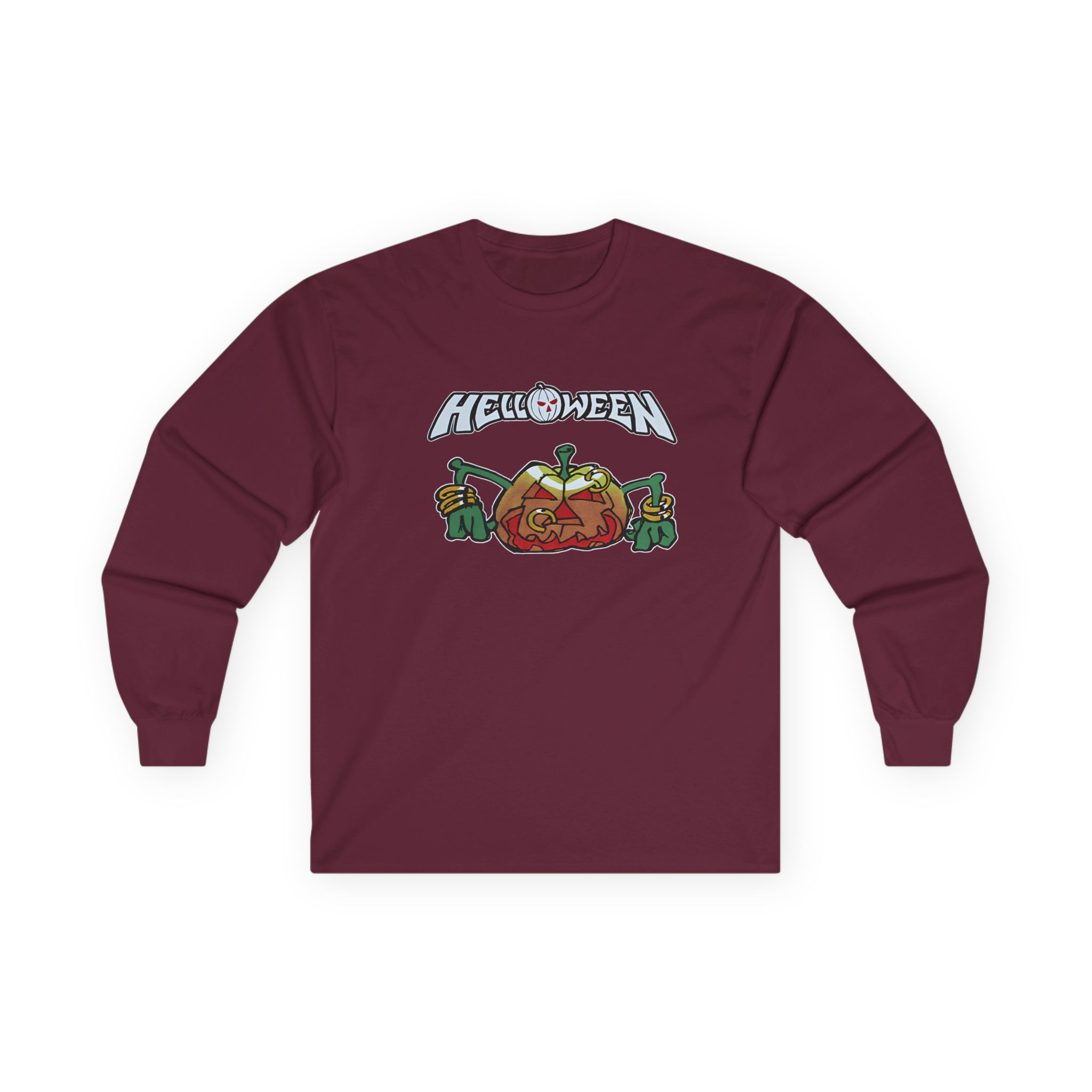 Helloween Rings Pumpkin Unisex Ultra Cotton Long Sleeve Tee