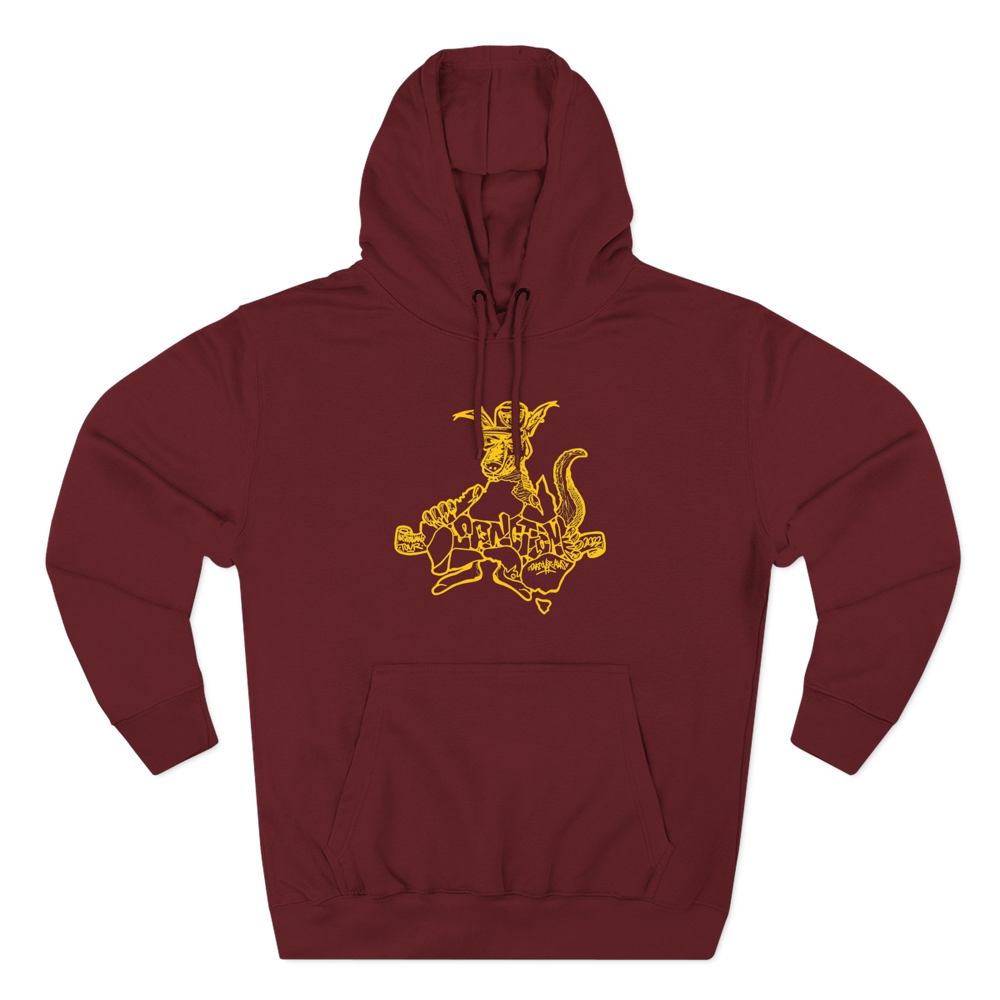 Sanction Kangaroo Three-Panel Fleece Hoodie