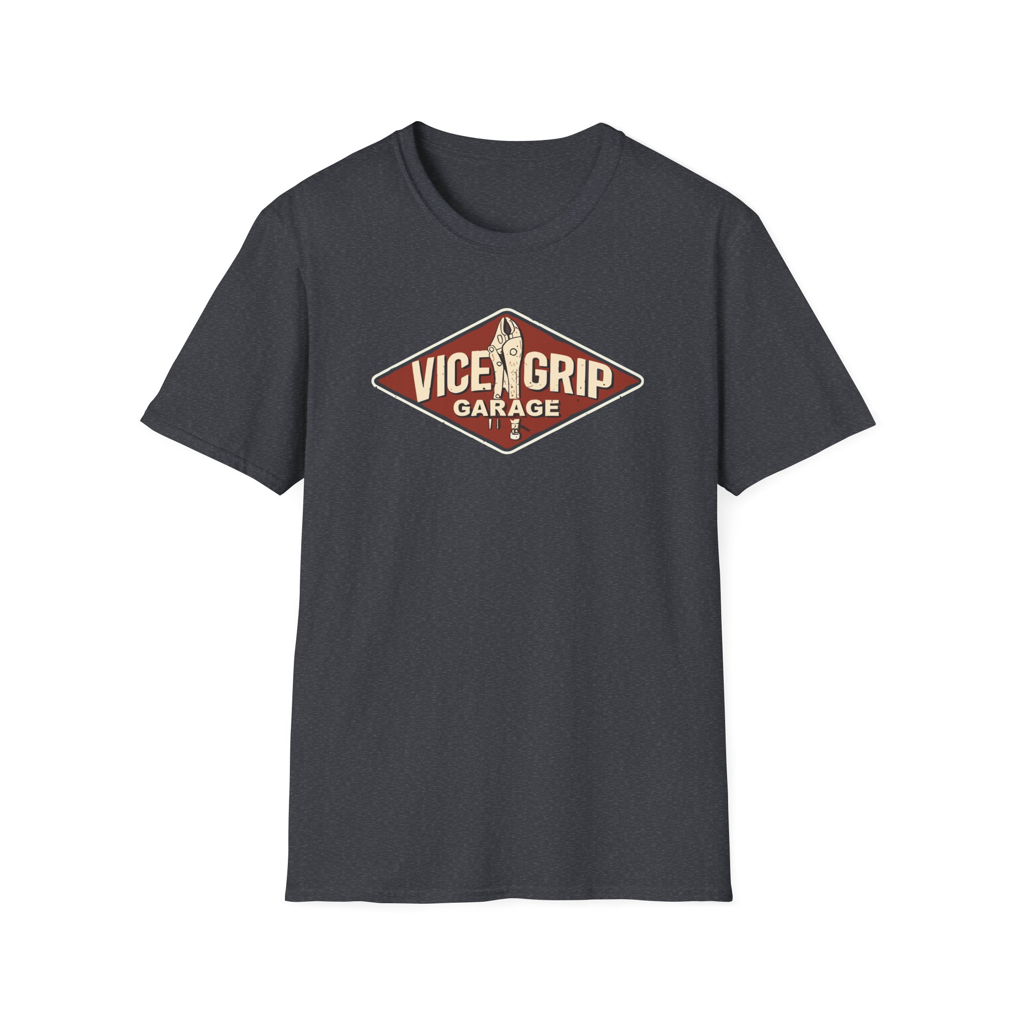 Vicegripgarage Garage Sign Unisex Softstyle T-Shirt