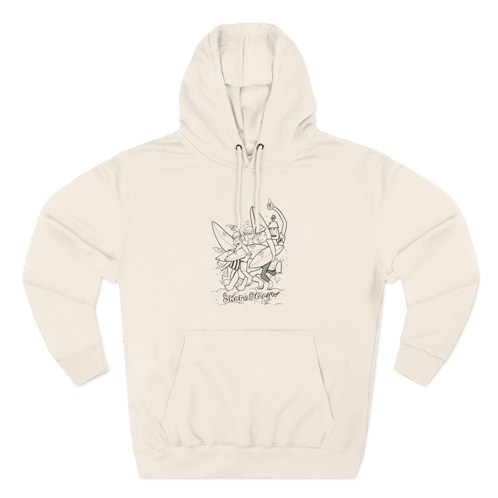 Surf Gang Three-Panel Fleece Hoodie