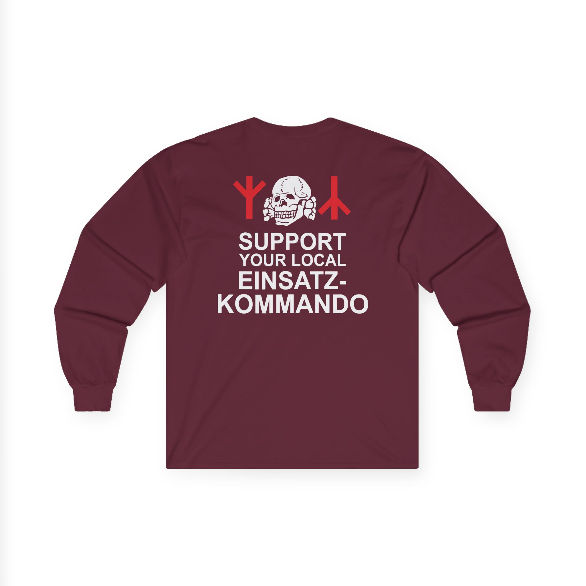 Burzum Support Your Local Einsatz Kommando Unisex Ultra Cotton Long Sleeve Tee