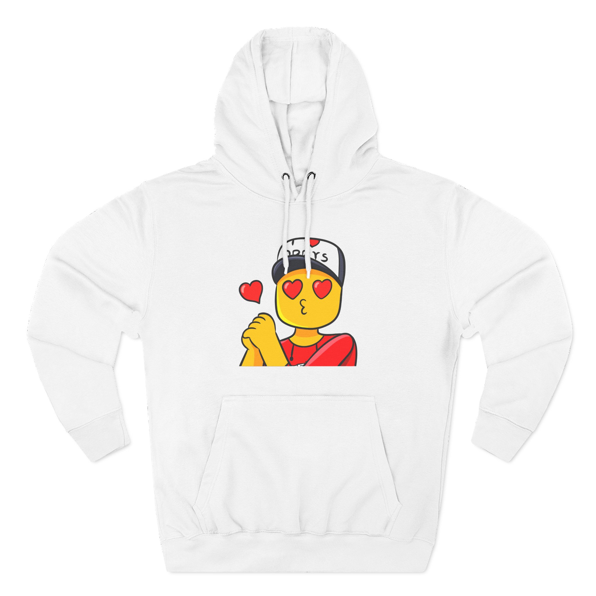 Roblox in Love Three-Panel Fleece Hoodie