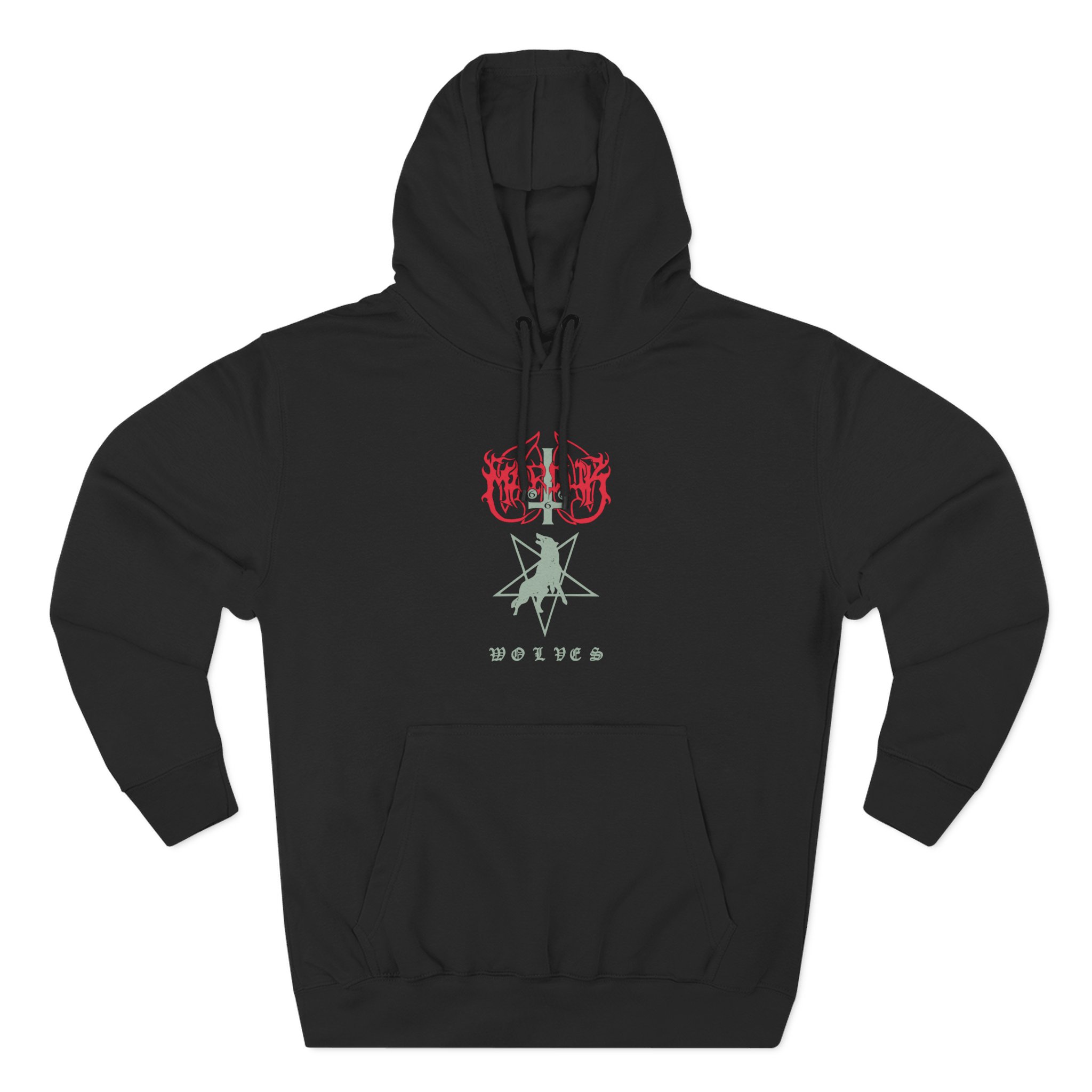 Marduk Wolves Three-Panel Fleece Hoodie
