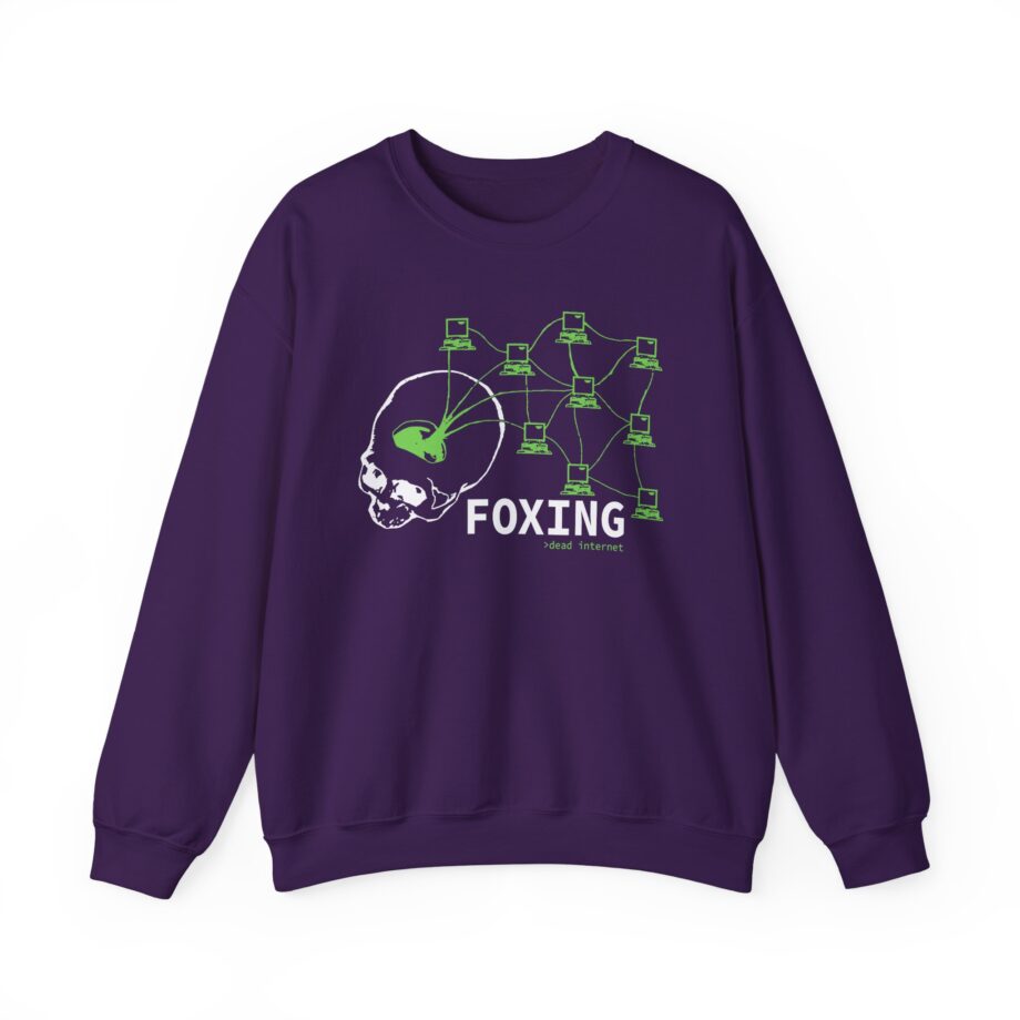 Foxing Dead Internet Unisex Heavy Blend™ Crewneck Sweatshirt