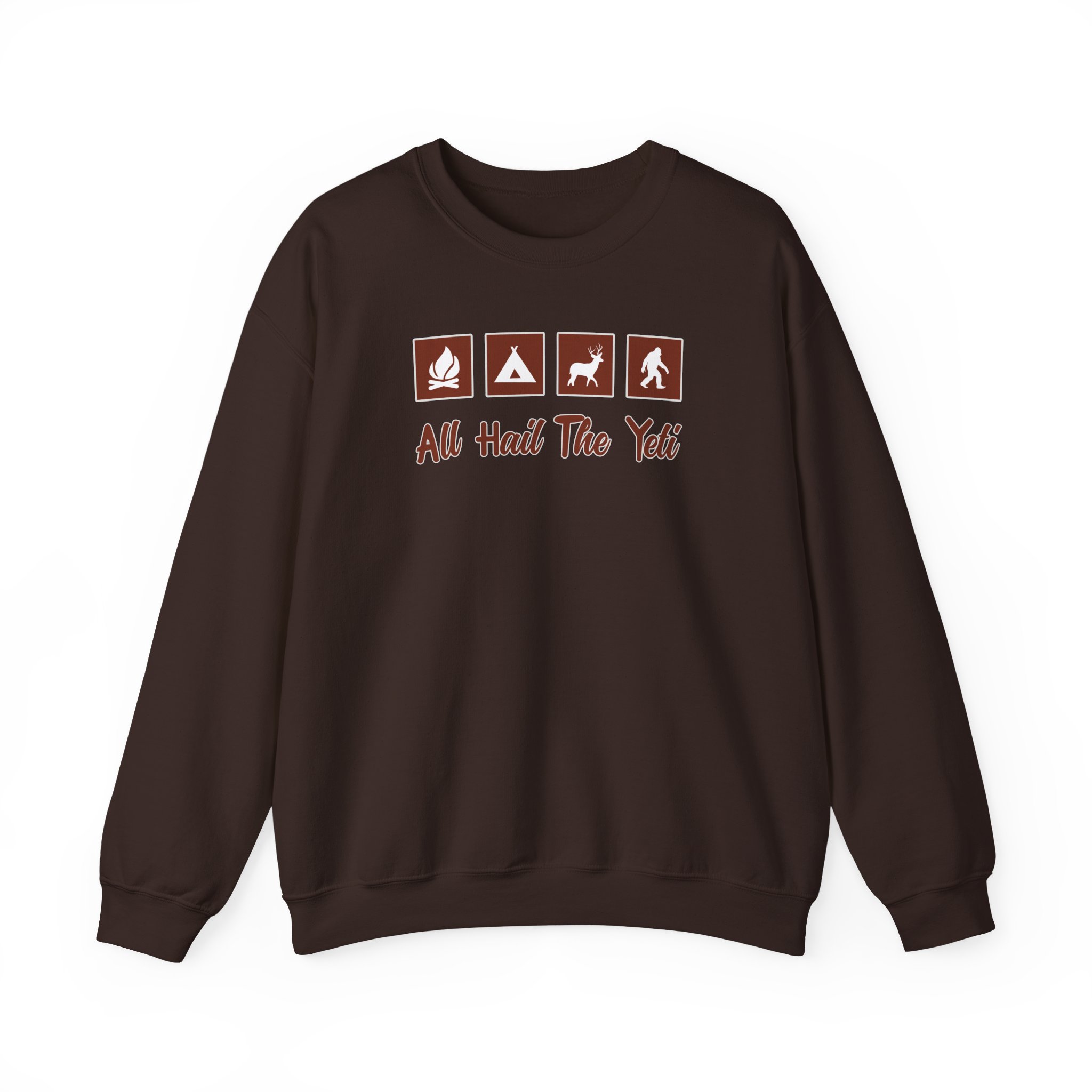 All Hail the Yeti Unisex Heavy Blendâ„¢ Crewneck Sweatshirt