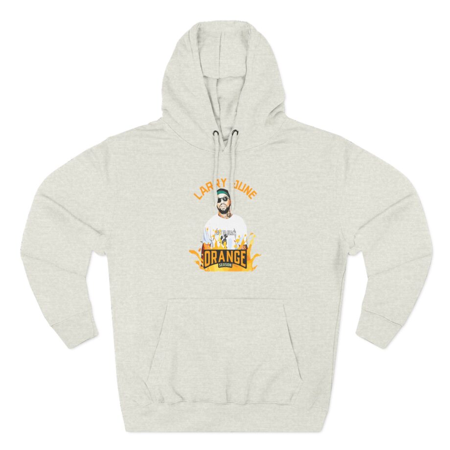 Larry June Three-Panel Fleece Hoodie