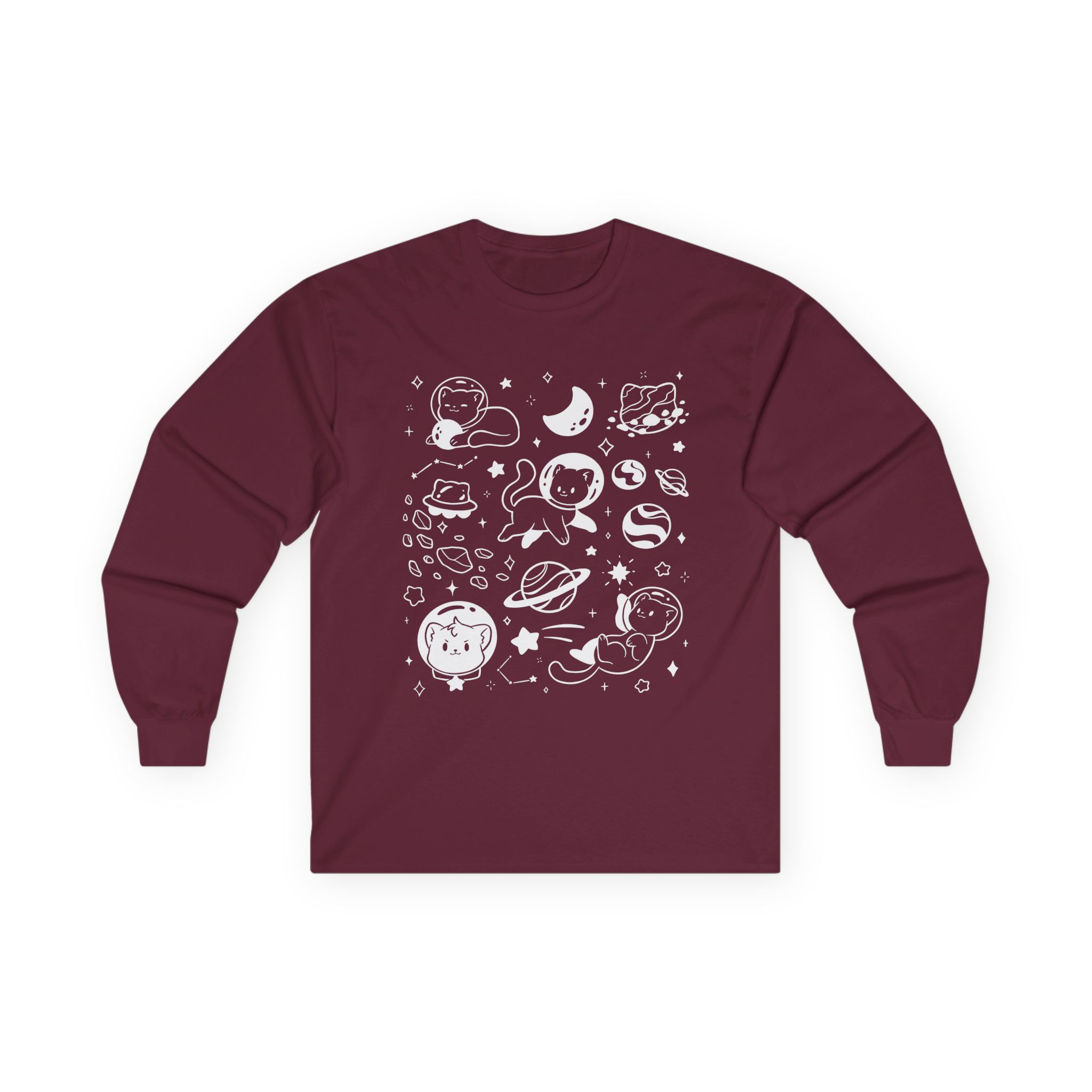 Shubble Space Cats Unisex Ultra Cotton Long Sleeve Tee