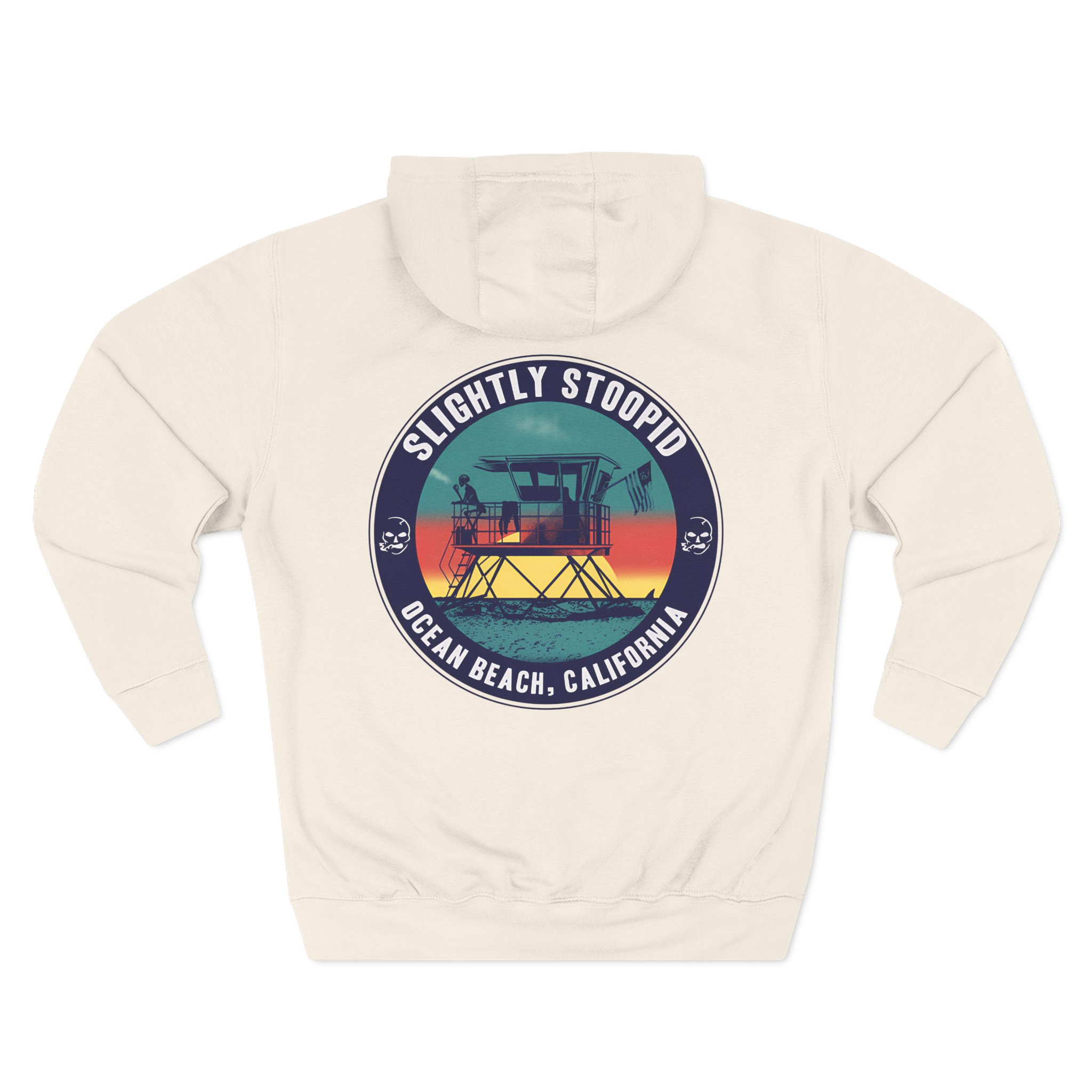 Slightly Stoopid Lifeguard Raglan Three-Panel Fleece Hoodie