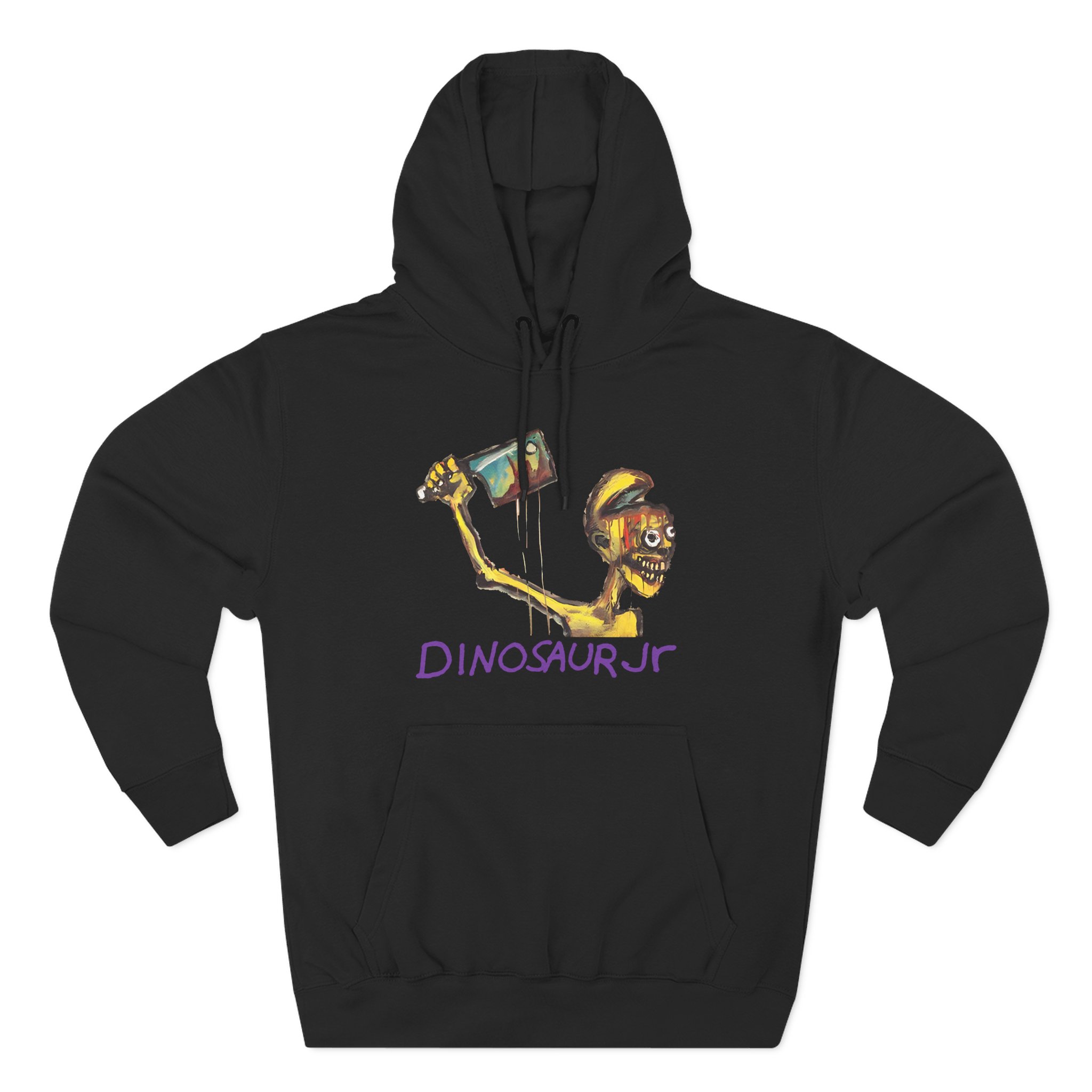 Dinosaur Jr Start Choppin Three-Panel Fleece Hoodie